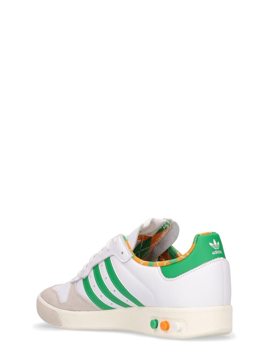 adidas Originals Court Gs Sneakers in White/Green (Green) for Men | Lyst
