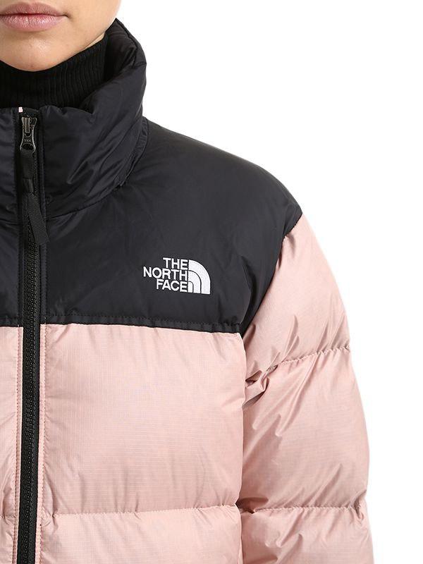 The North Face Down Jacket In Pale Pink Pink Lyst