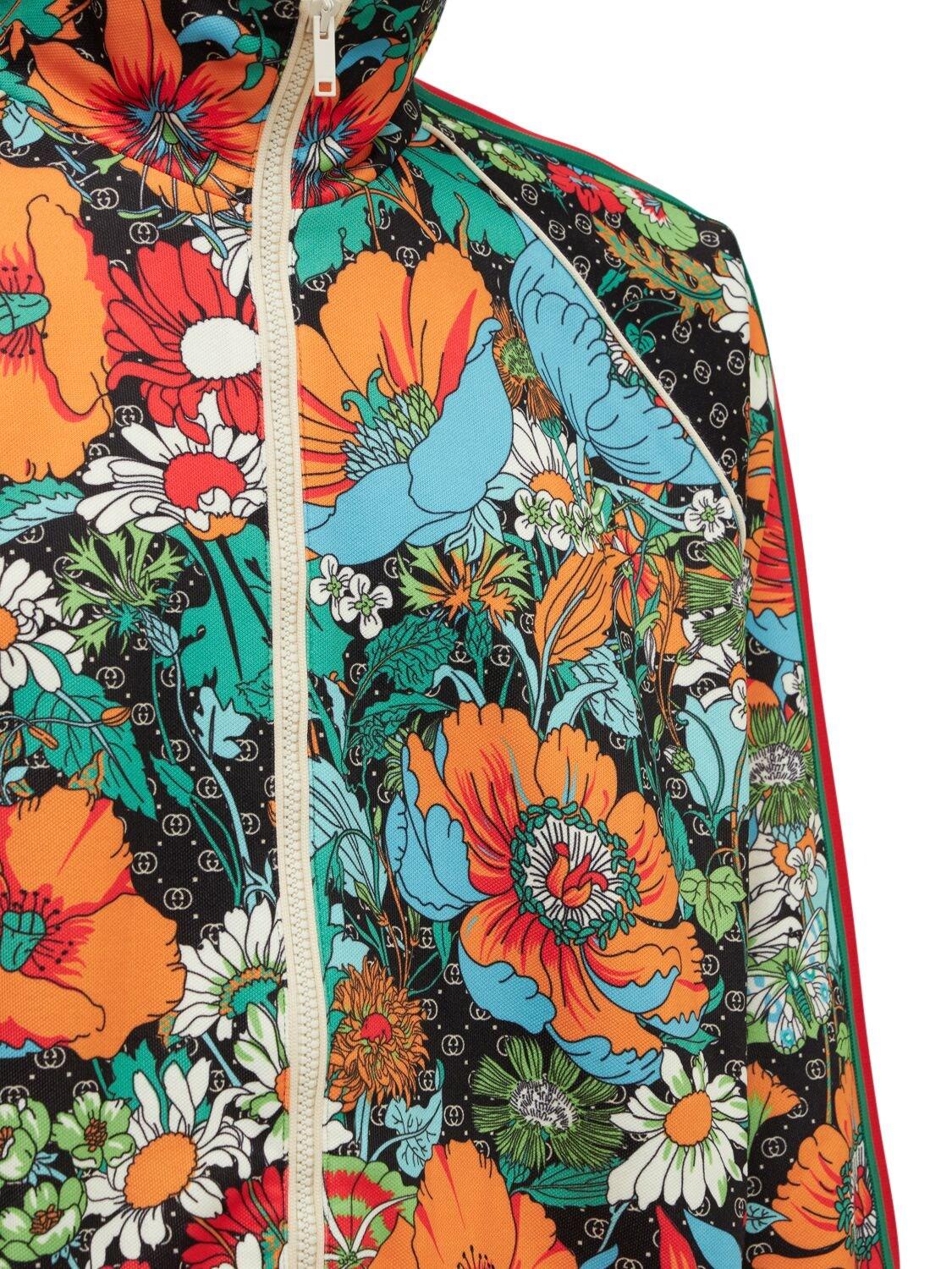 Gucci X The North Face Floral Print Jacket for Men | Lyst