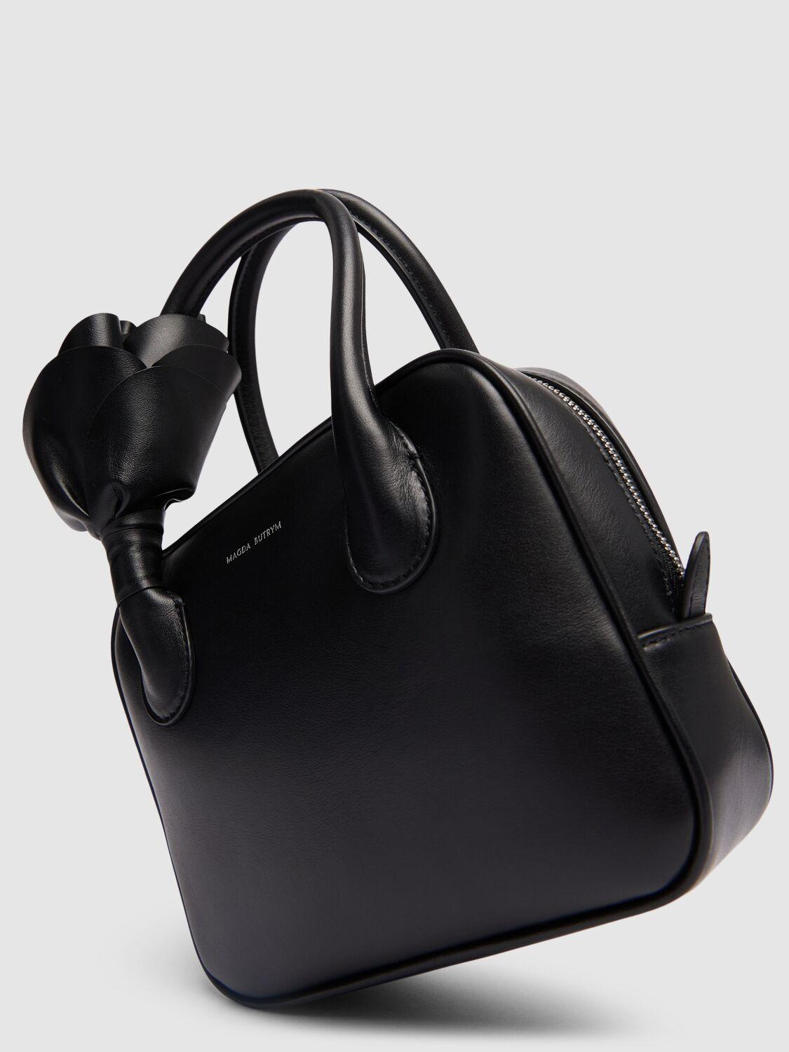 ハンドバッグ MAGDA BUTRYM HAND BAG (706722 BLACK) Brigitte bag in black leather and silver