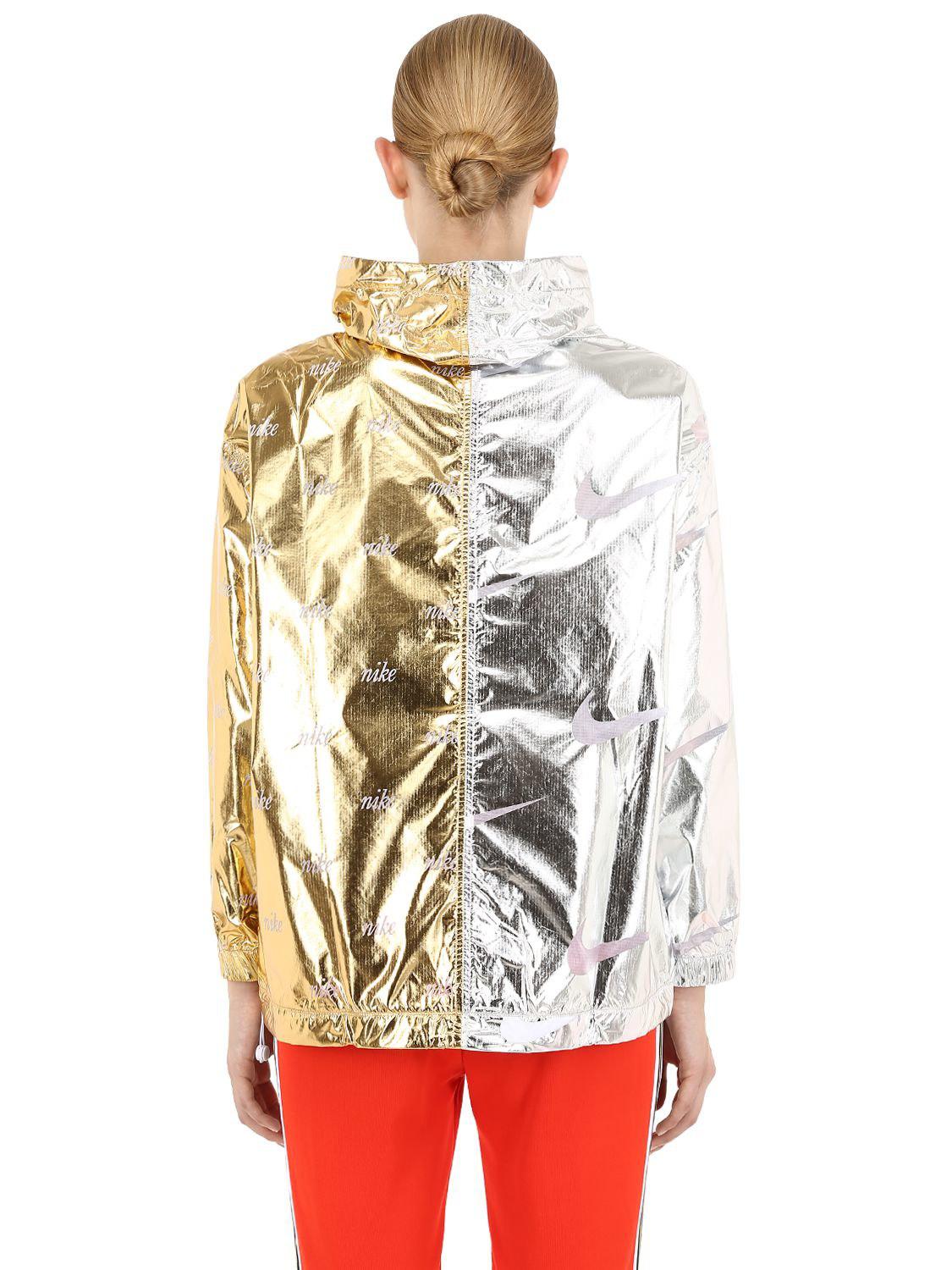 Nike Sportswear Metallic Jacket | Lyst Canada