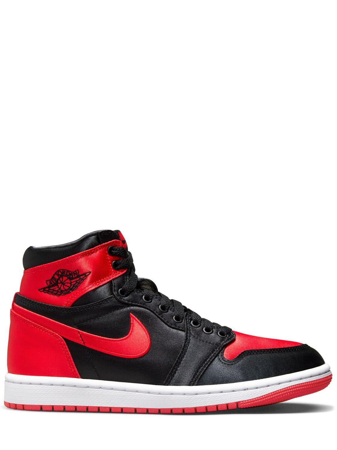 Nike air jordan 1 store retro high black red