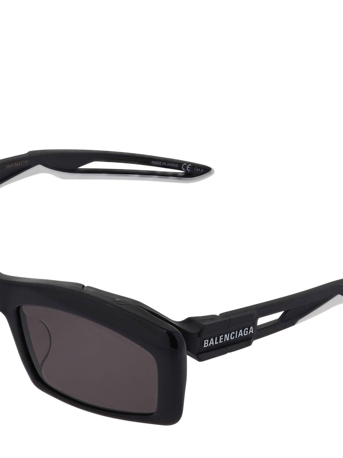 Balenciaga Hybrid Rectangle Acetate Sunglasses in Green | Lyst Balenciaga Hybrid Rectangle Acetate Sunglasses in Green | Lyst