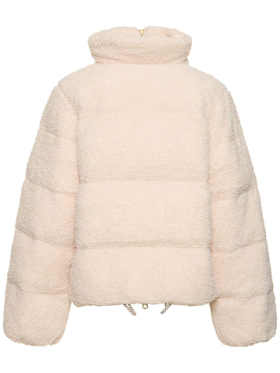 Varley Walkins Sherpa Puffer Jacket in Natural Lyst UK
