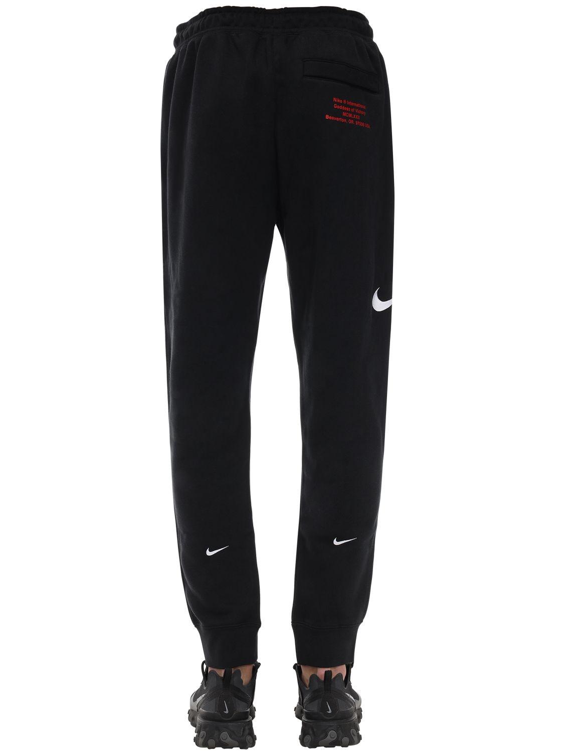 Nike Nsw Swoosh Pants in Black for Men Lyst