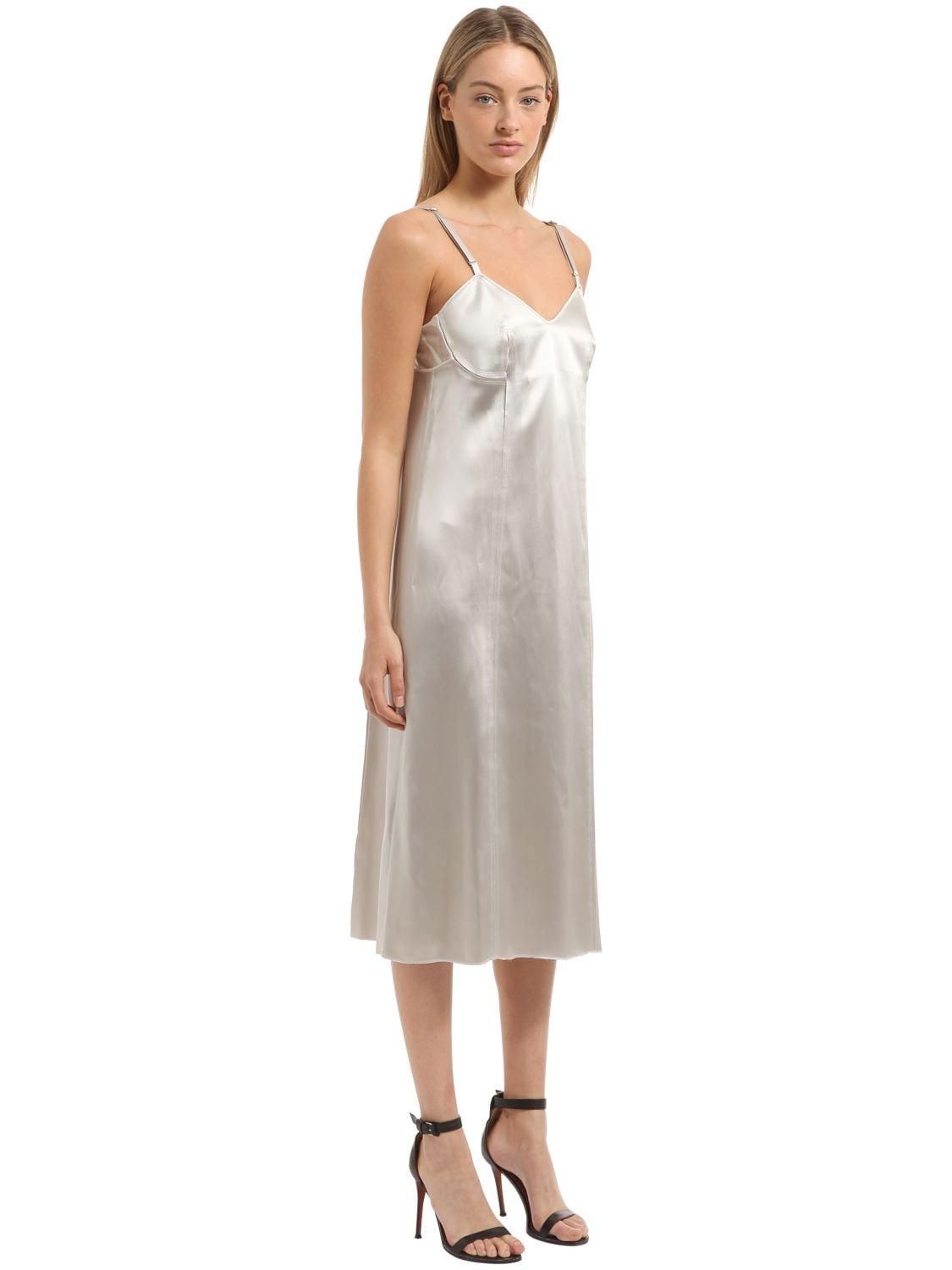 calvin klein satin dress