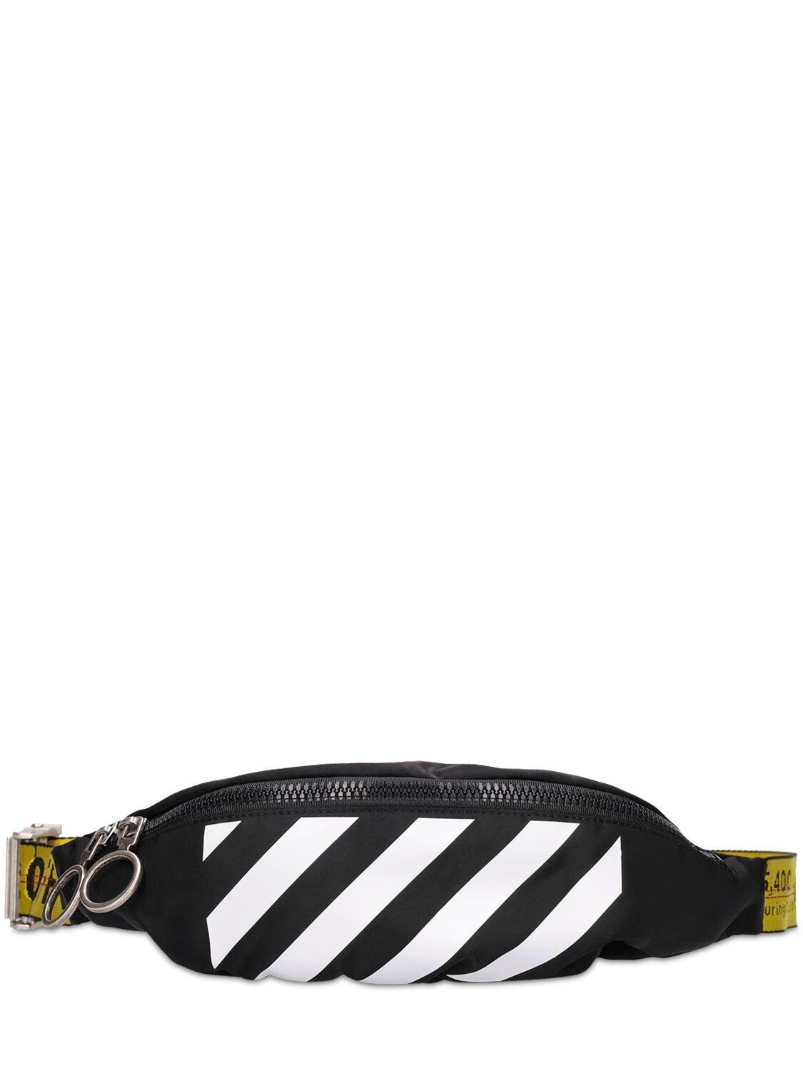 Rinonera De Nylon Con Logo Off White c o Virgil Abloh de hombre de color Negro Lyst