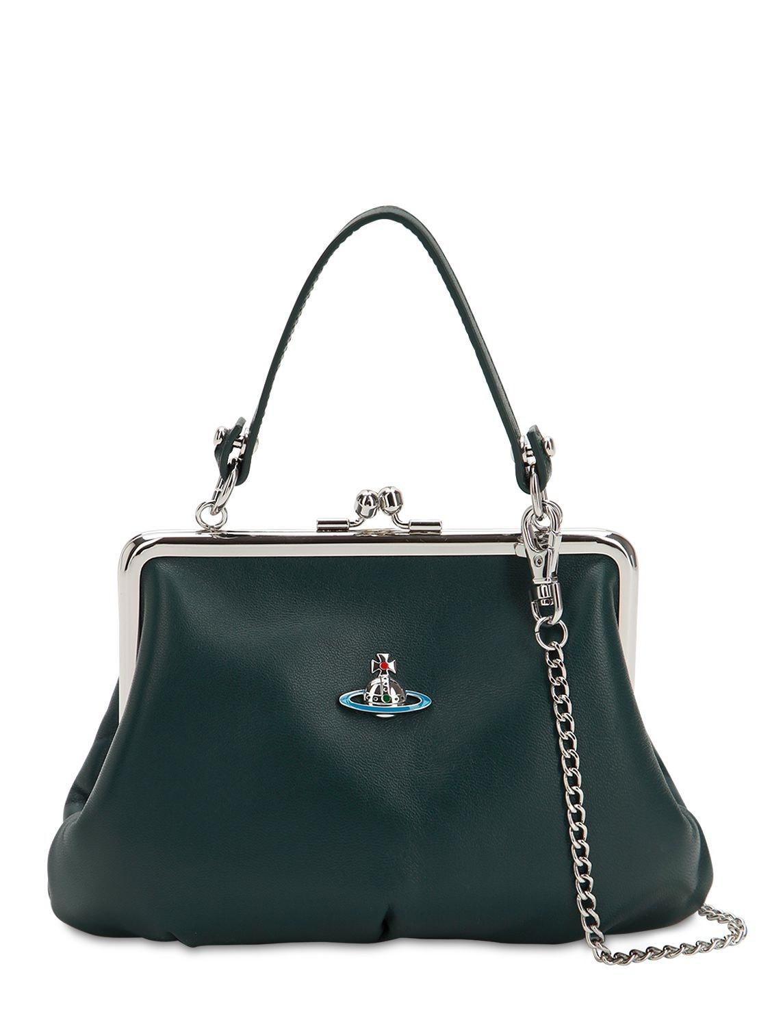 Vivienne Westwood Emma Soft Leather Top Handle Bag in Green Lyst