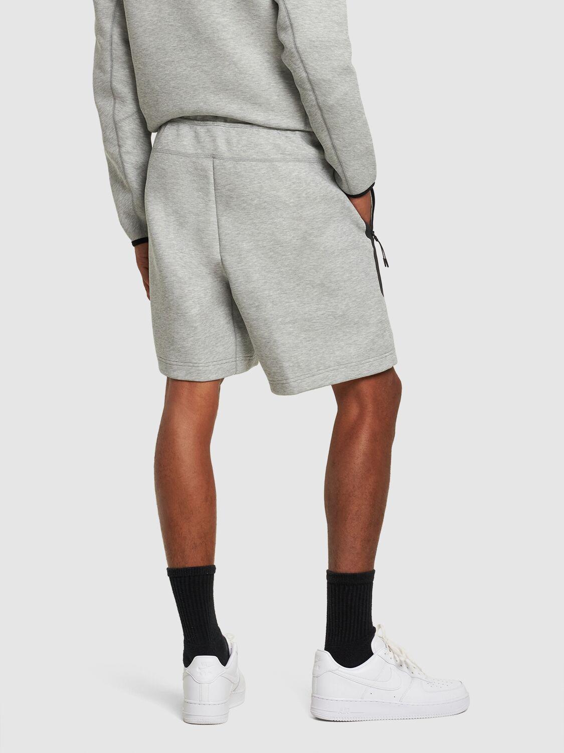 Grey nike clearance tech fleece shorts