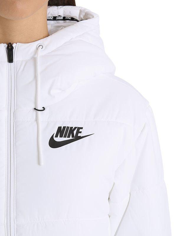 nike white puffer jacket