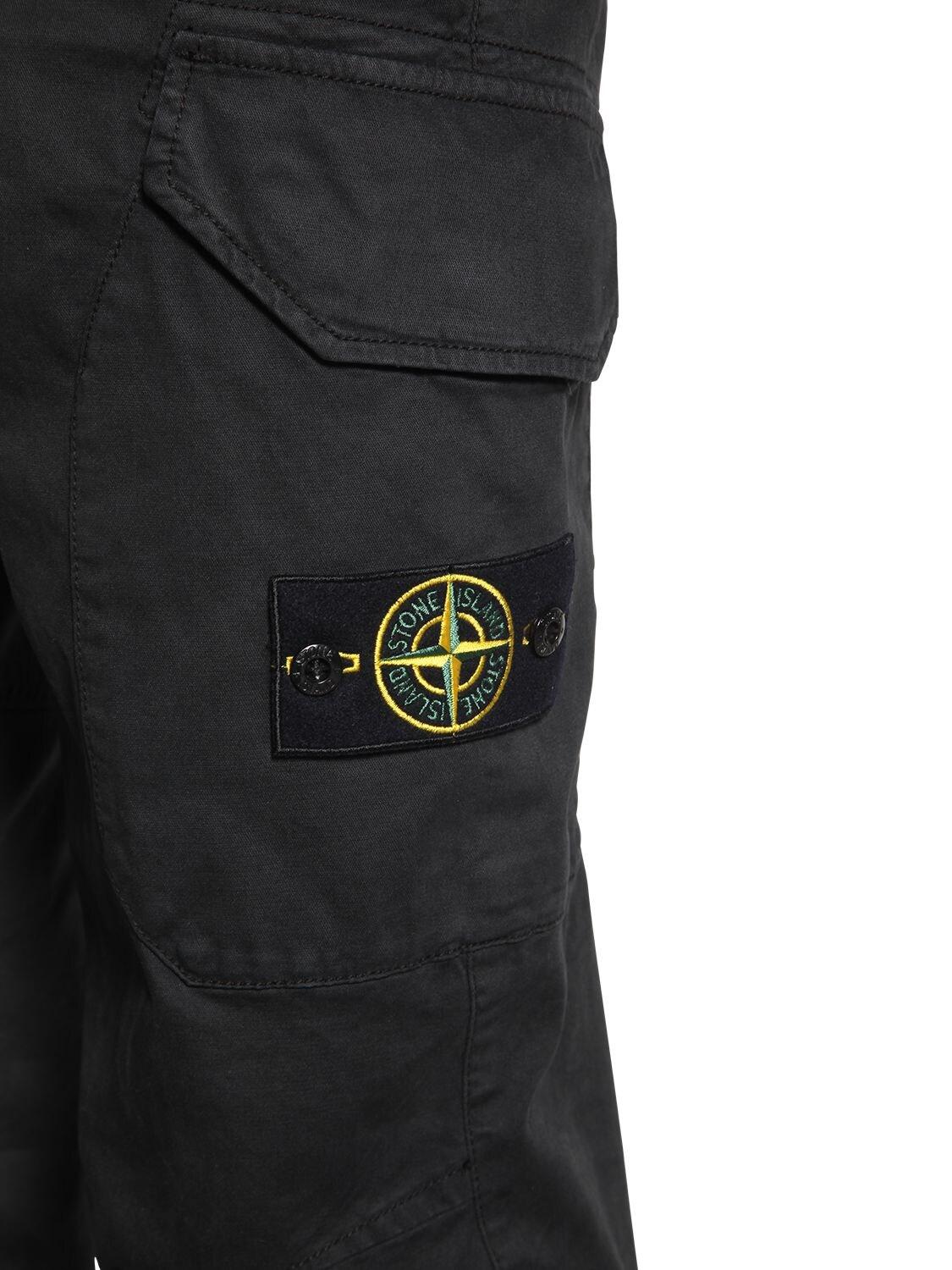 stone island cotton cargo pants