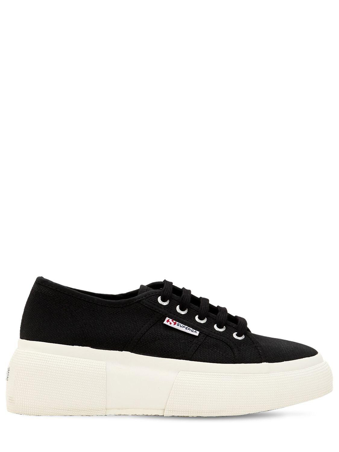 platform superga black