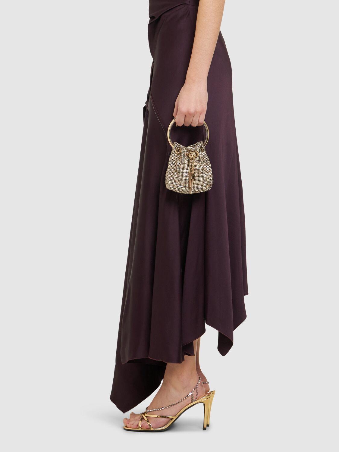 Jimmy Choo レディース Micro Bon Bon クリスタルトップハンドル Jimmy Choo レディース Micro Bon Bon クリスタルトップハンドル