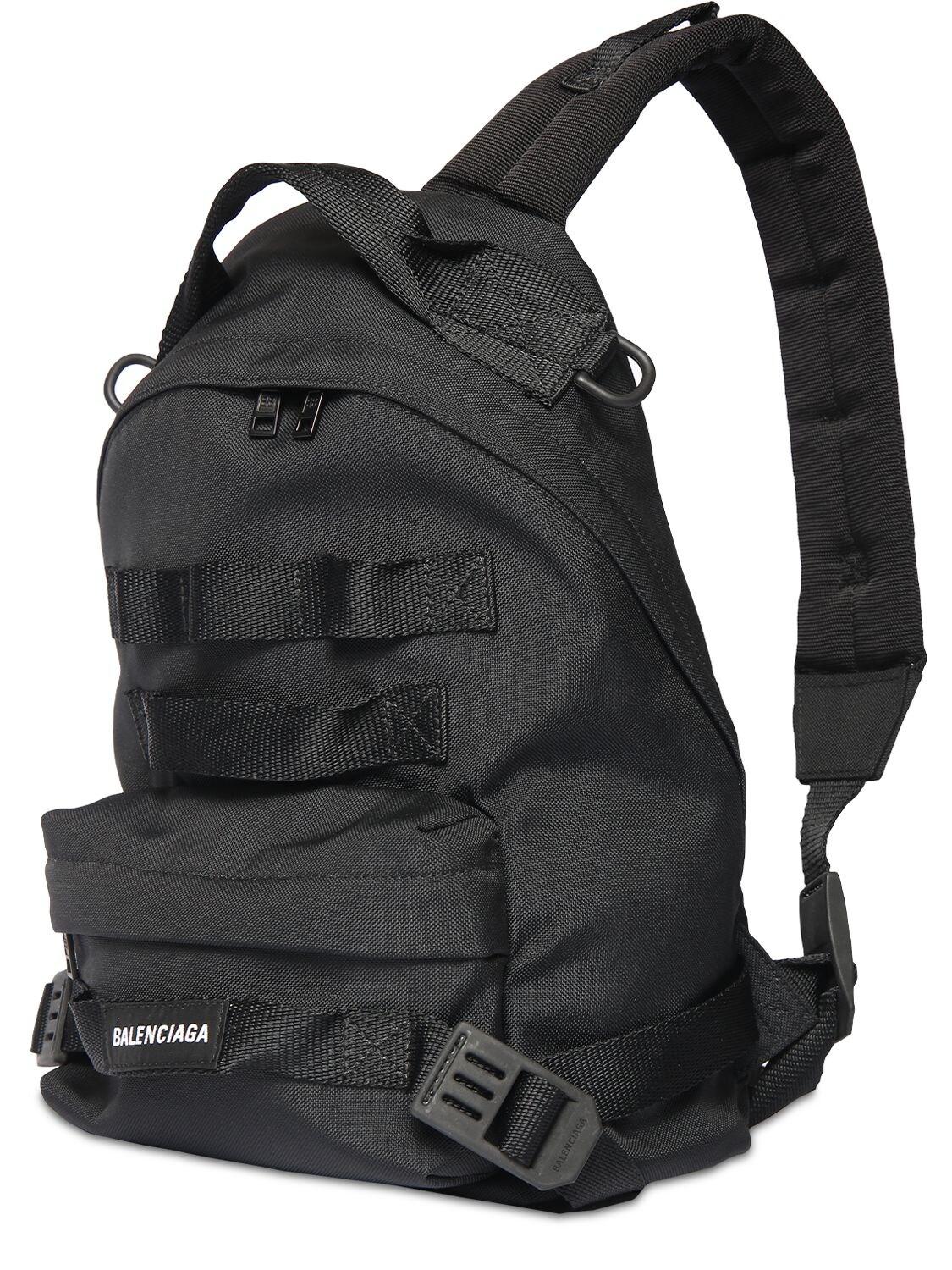 Balenciaga Synthetic Army Multicarry Nylon Backpack in Black for 