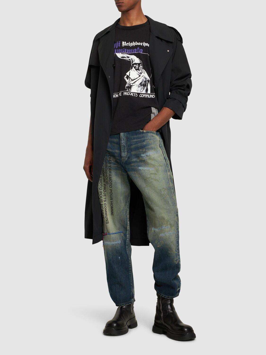 Yohji Yamamoto Neighborhood X Yohji Denim Jeans in Blue for