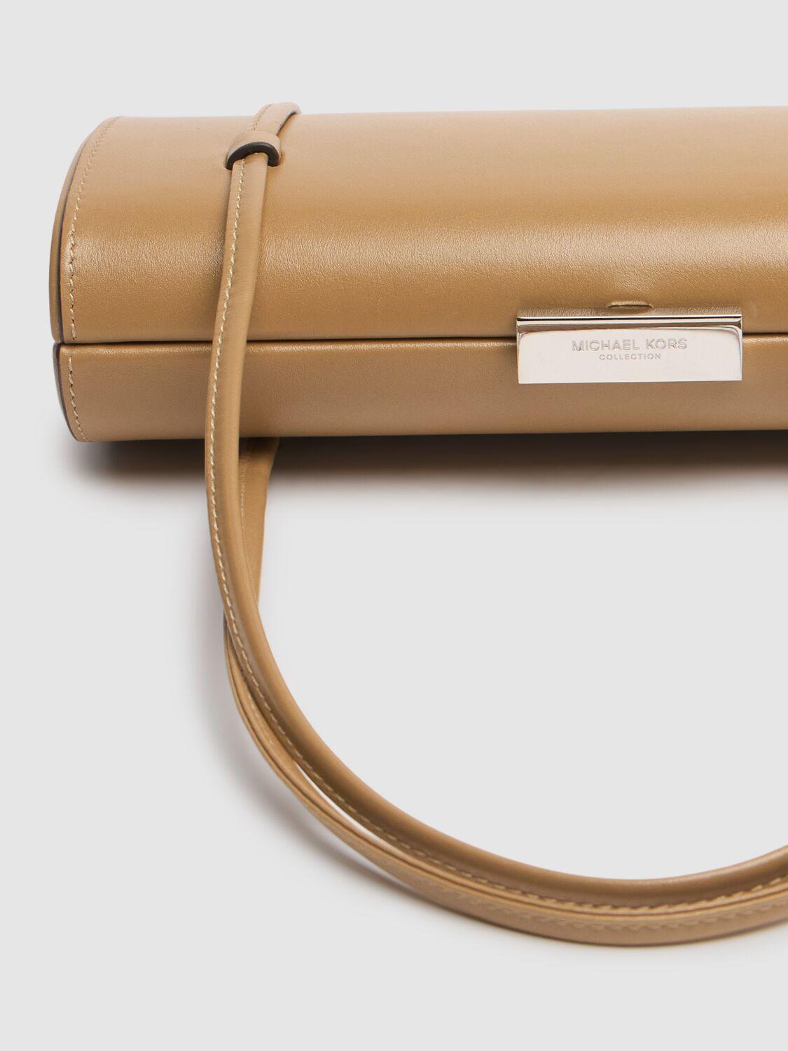 MICHAEL KORS ベージュ レザー ショルダーバッグ