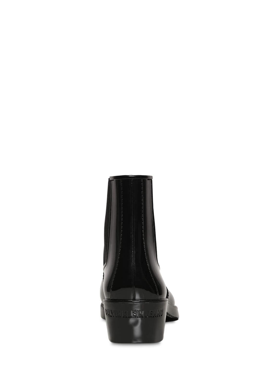 CALVIN KLEIN 205W39NYC Cole Rubber Boots in Black for Men | Lyst