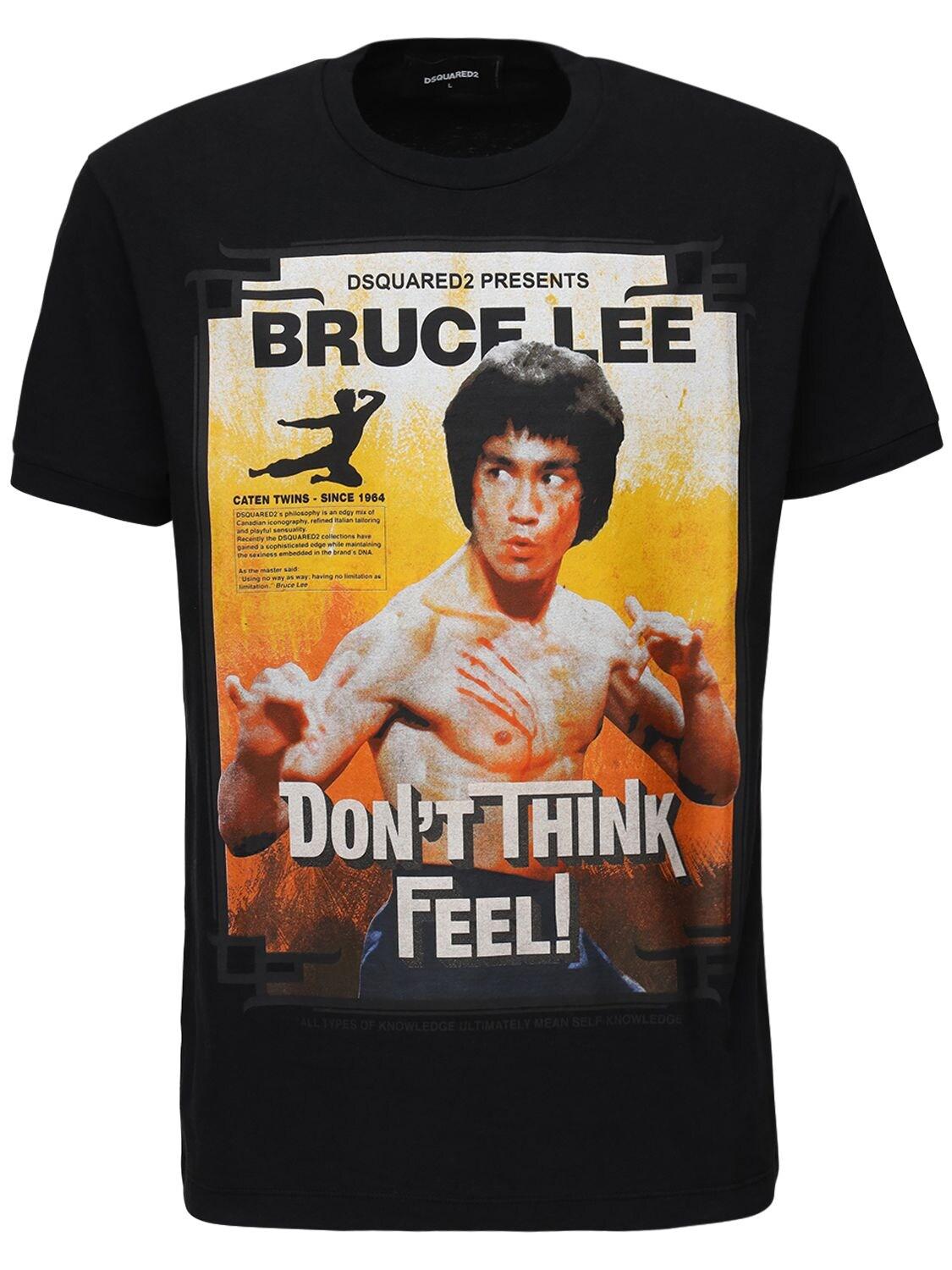 bruce lee t shirt dsquared