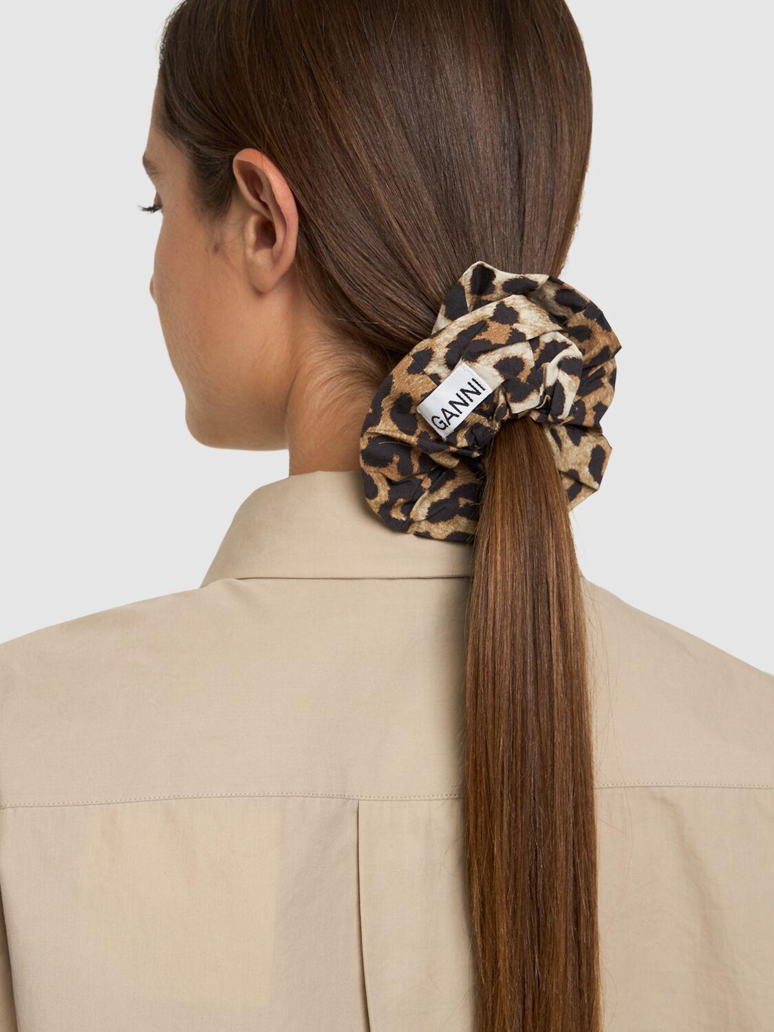 Printed Cotton Scrunchie