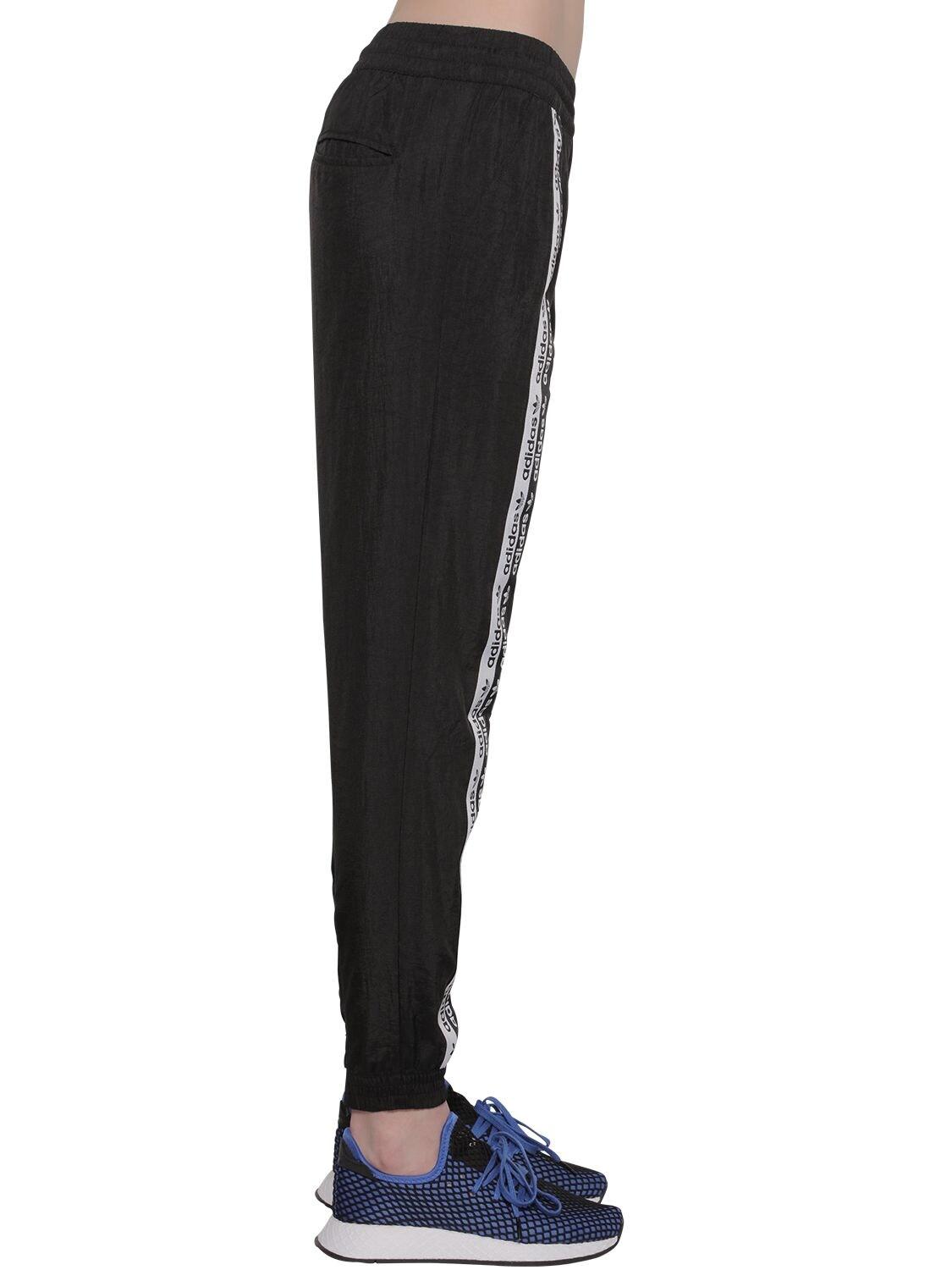 synthetic track pants