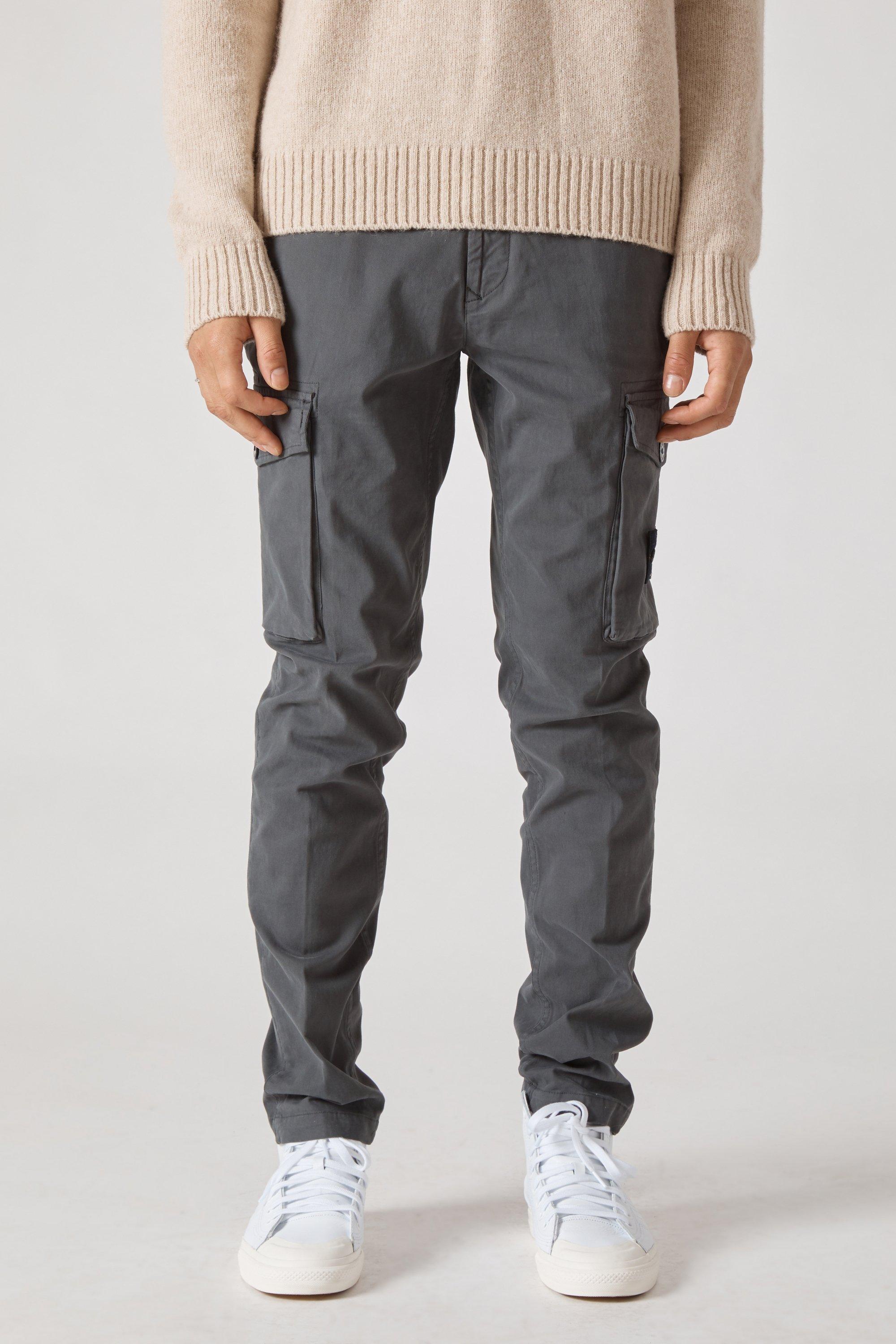 stone island garment dyed cargo pant