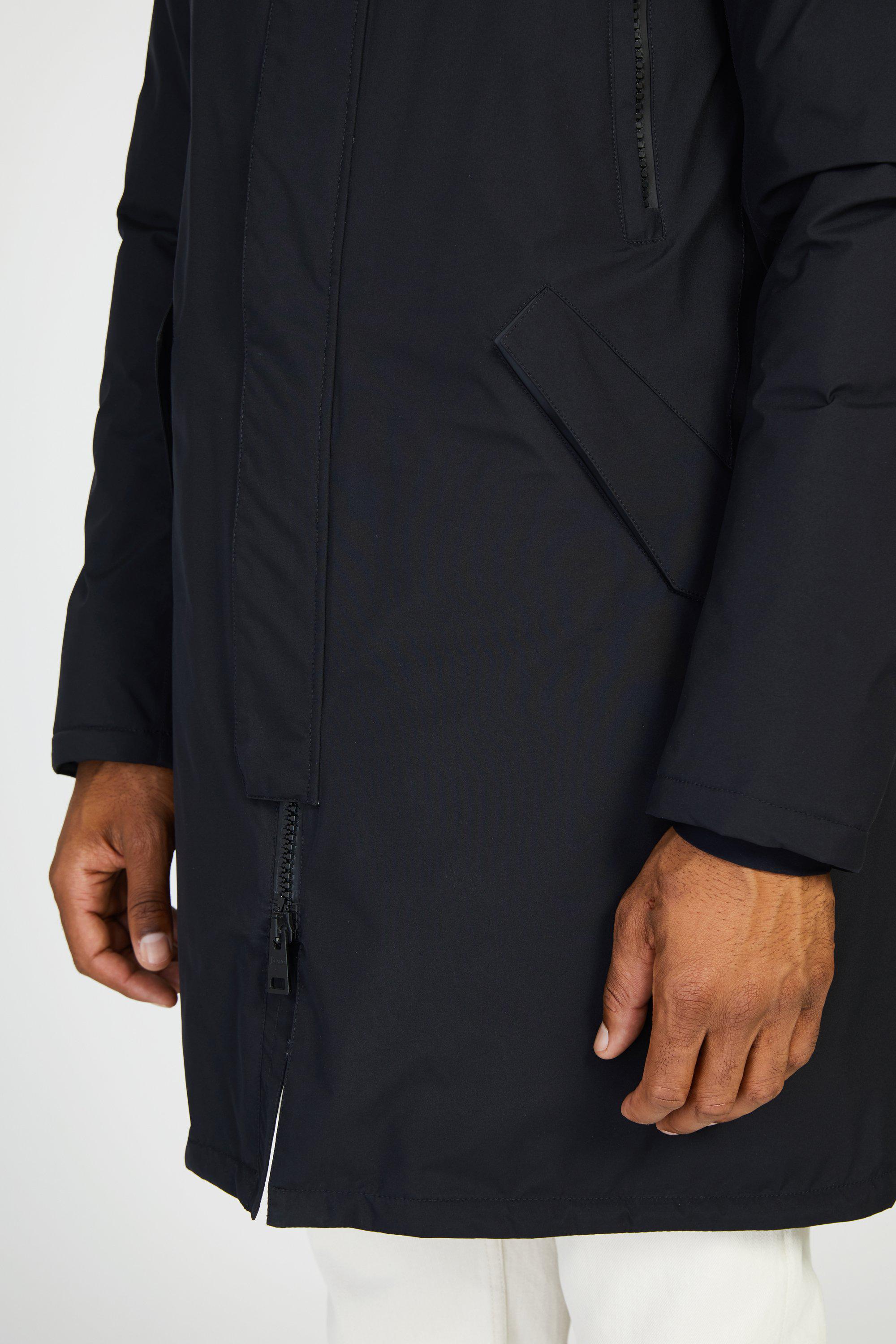 Herno Laminar Goretex Down Parka With Removable Hood in Black for 