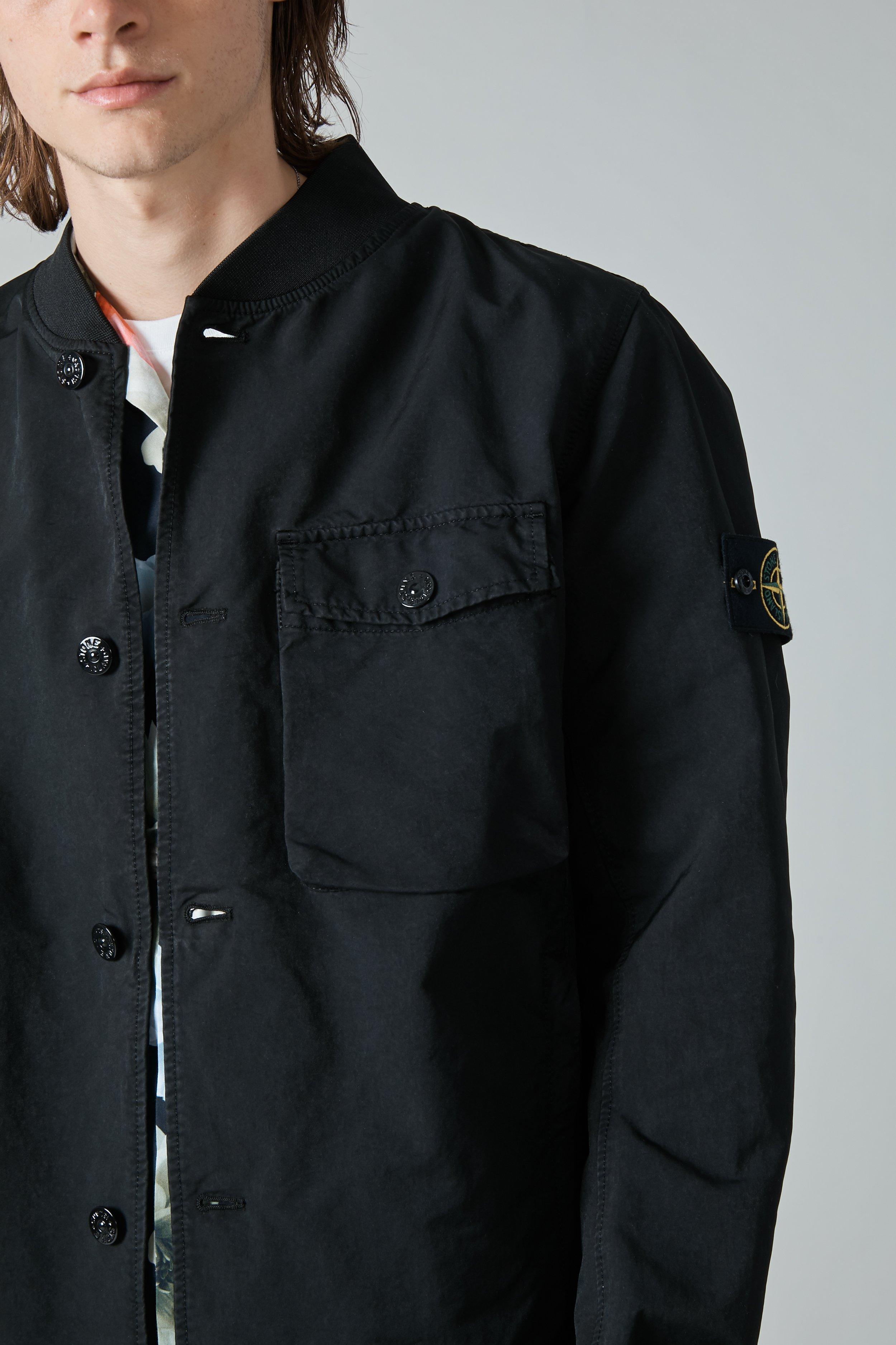 Stone Island 44649 David-tc Coach Jacket in Black for Men - Lyst