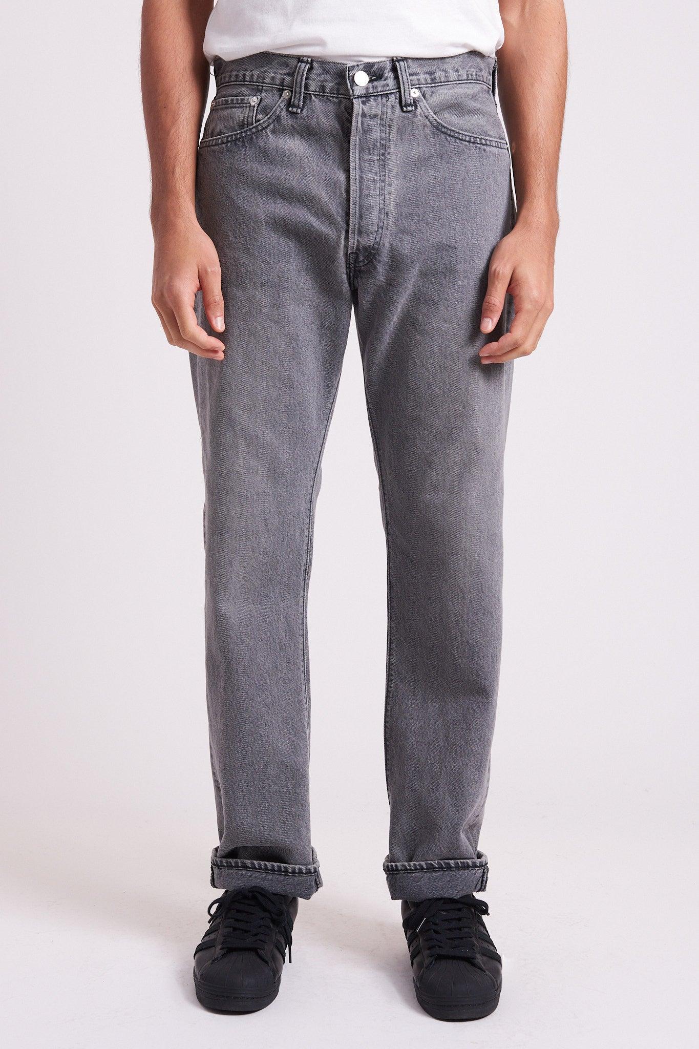 Orslow 105 90's Black Denim Bleach for 