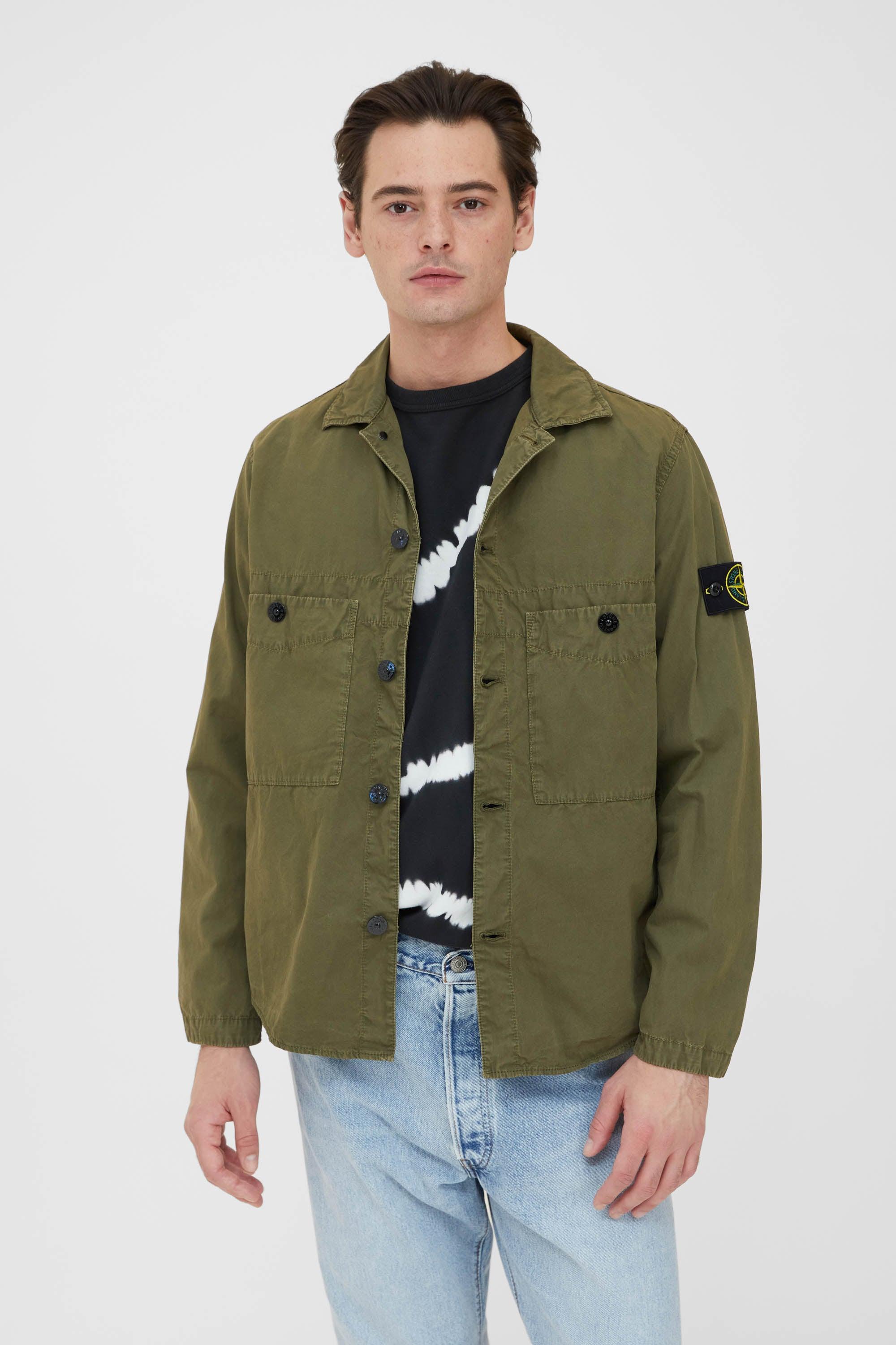 Stone Island 110wn Brushed Cotton 