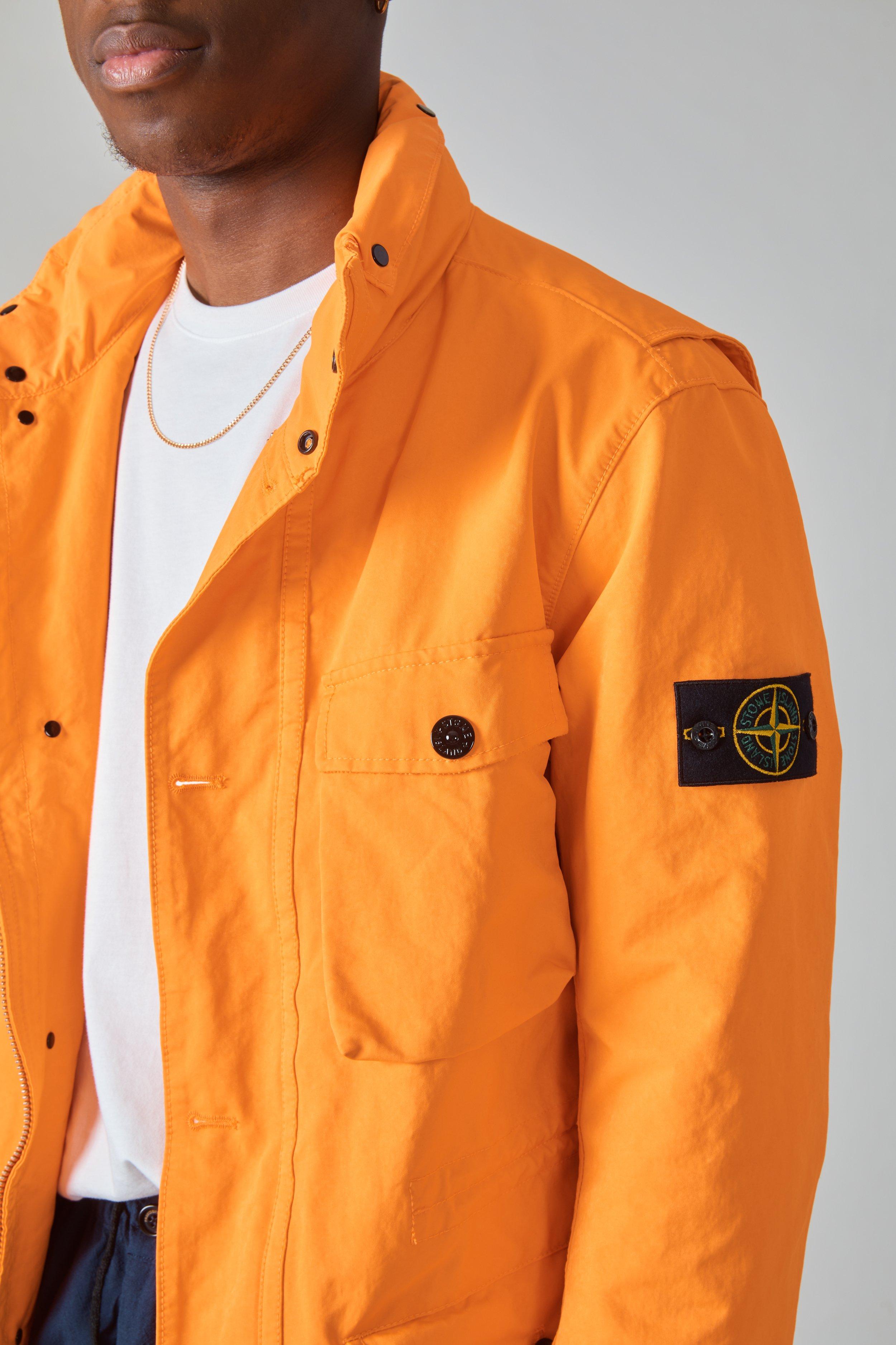 stone island sweater orange