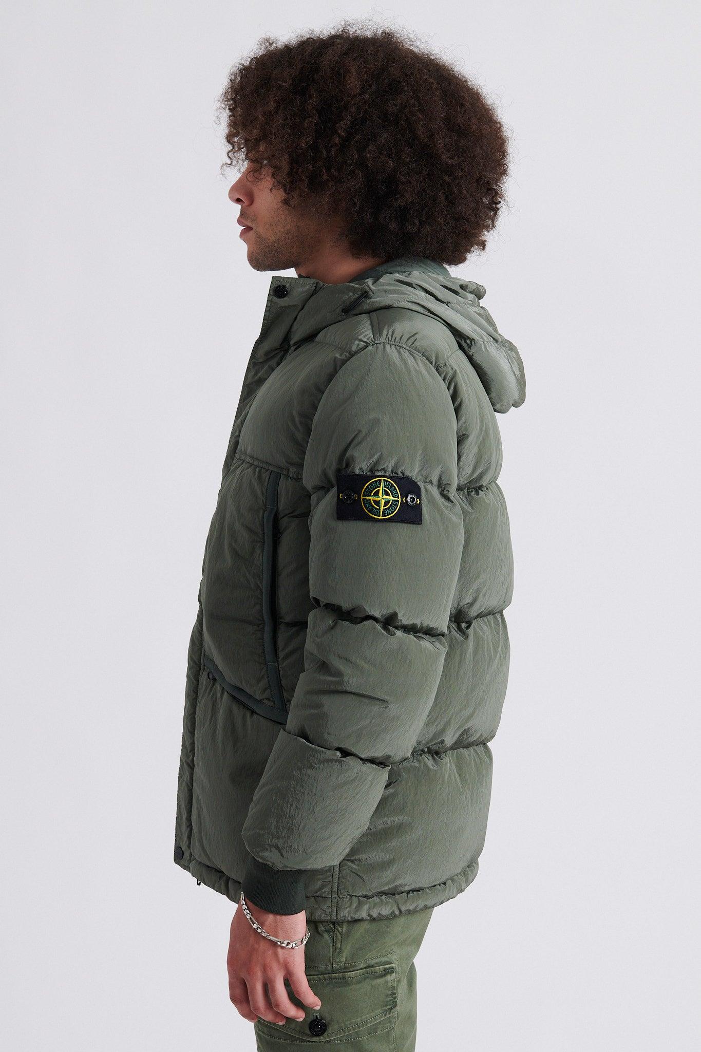 Stone Island 44508 Nylon Metal Down-tc Hooded Jacket in Green for Men | Lyst