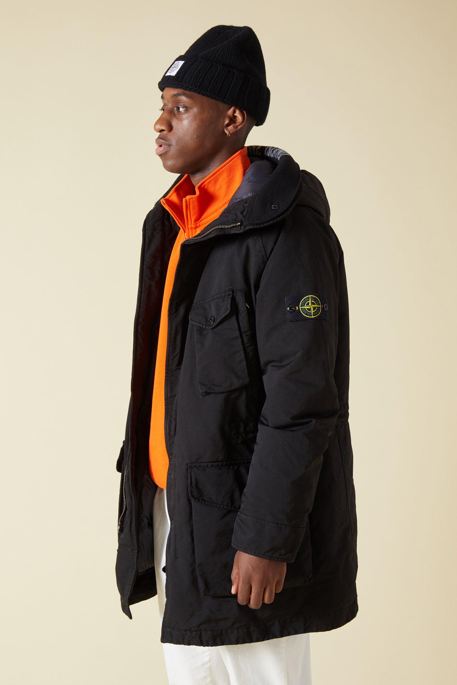 Stone Island 71449 David Tc Parka in Black for Men - Lyst