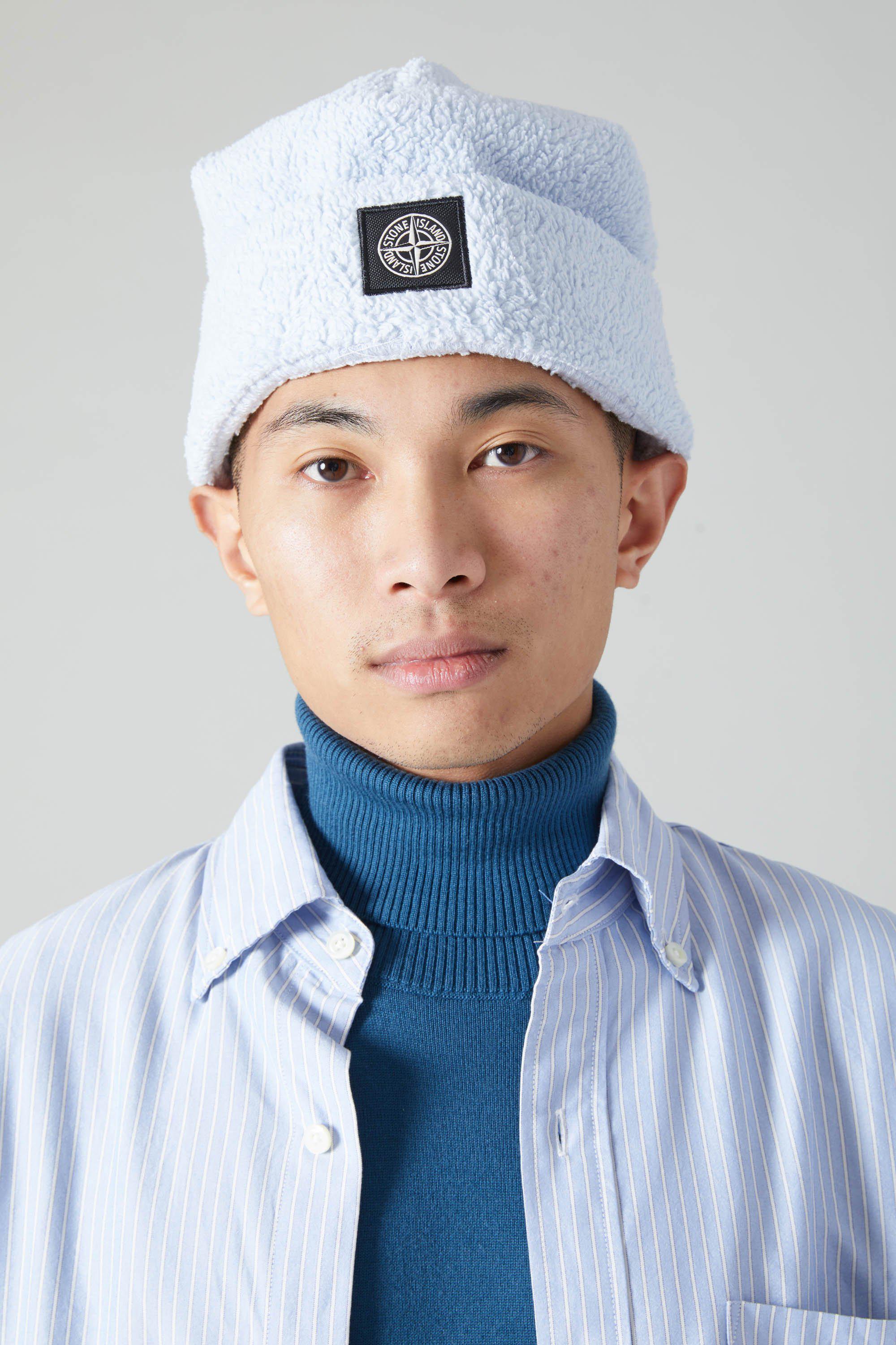 stone island fleece hat