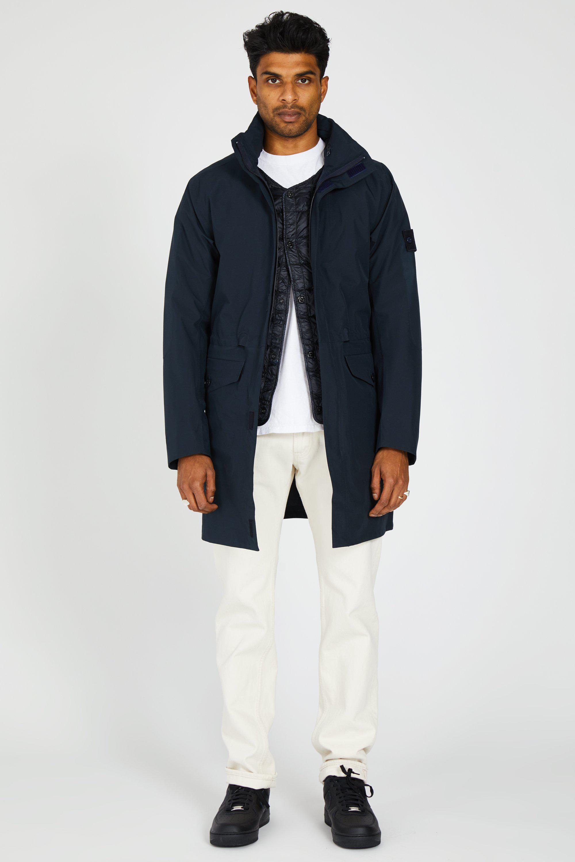 Stone Island 70329 Tank Shield Ghost Parka W/ Insulated Liner in Blue Grey  (Blue) for Men - Lyst