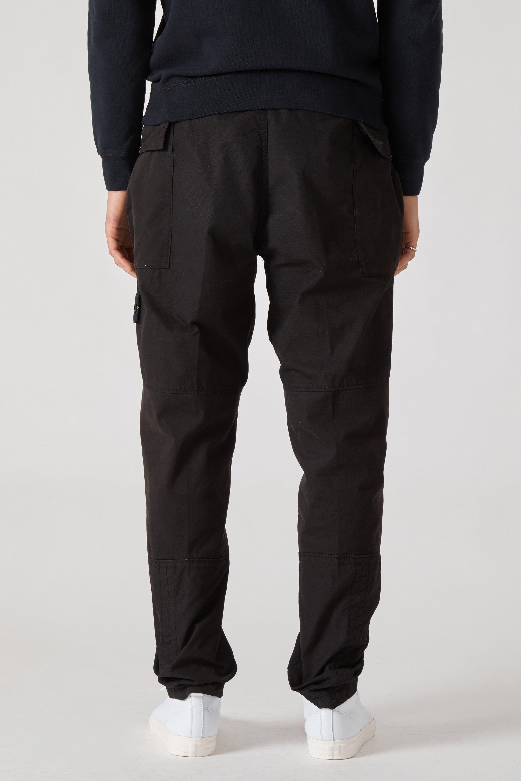 Stone Island 30606 Ripstop Cargo Pants in Black for Men - Lyst