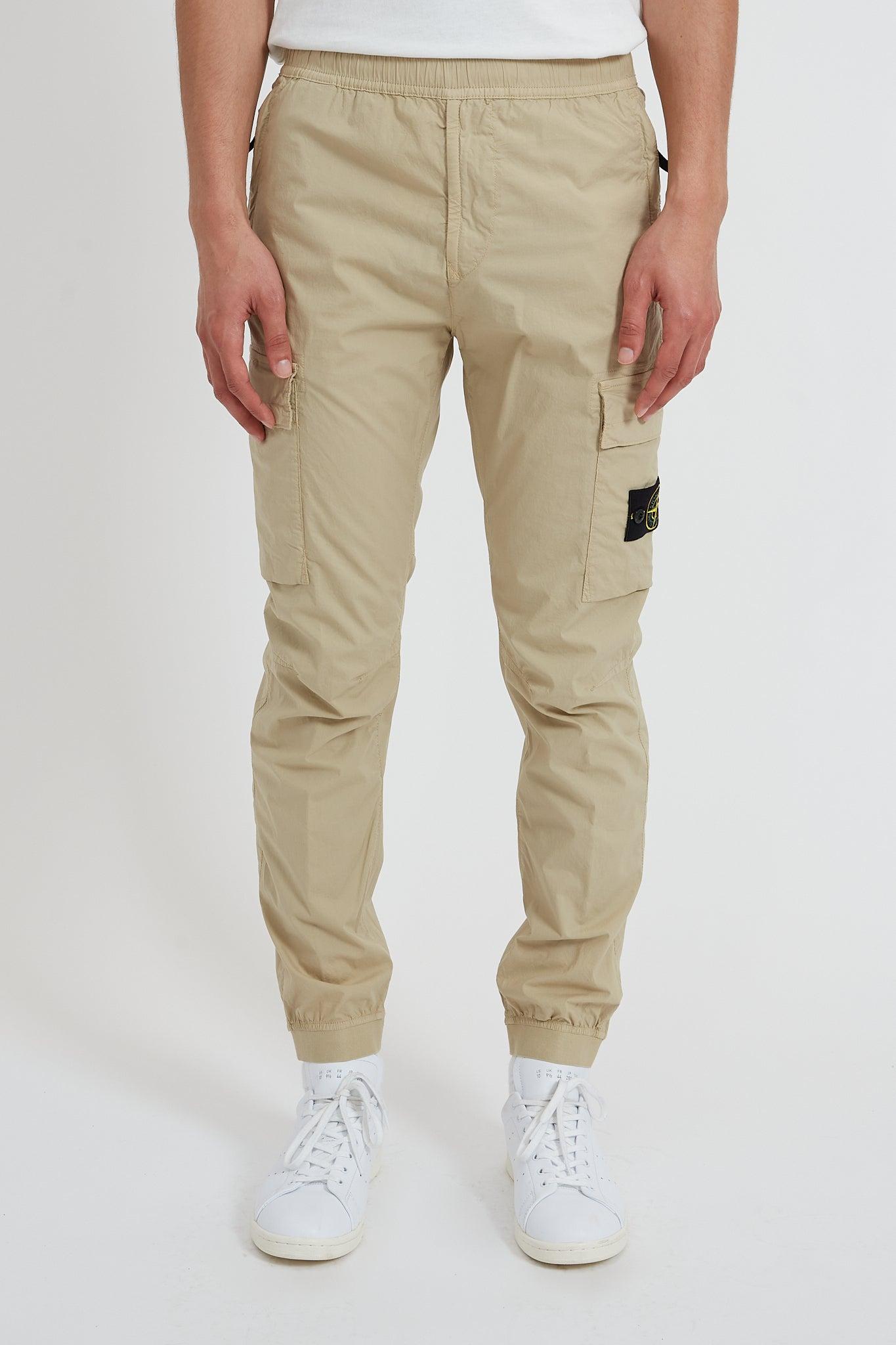 Stone Island 31303 Stretch Cotton Tela Paracadute Cargo Pants in Beige  (Natural) for Men | Lyst