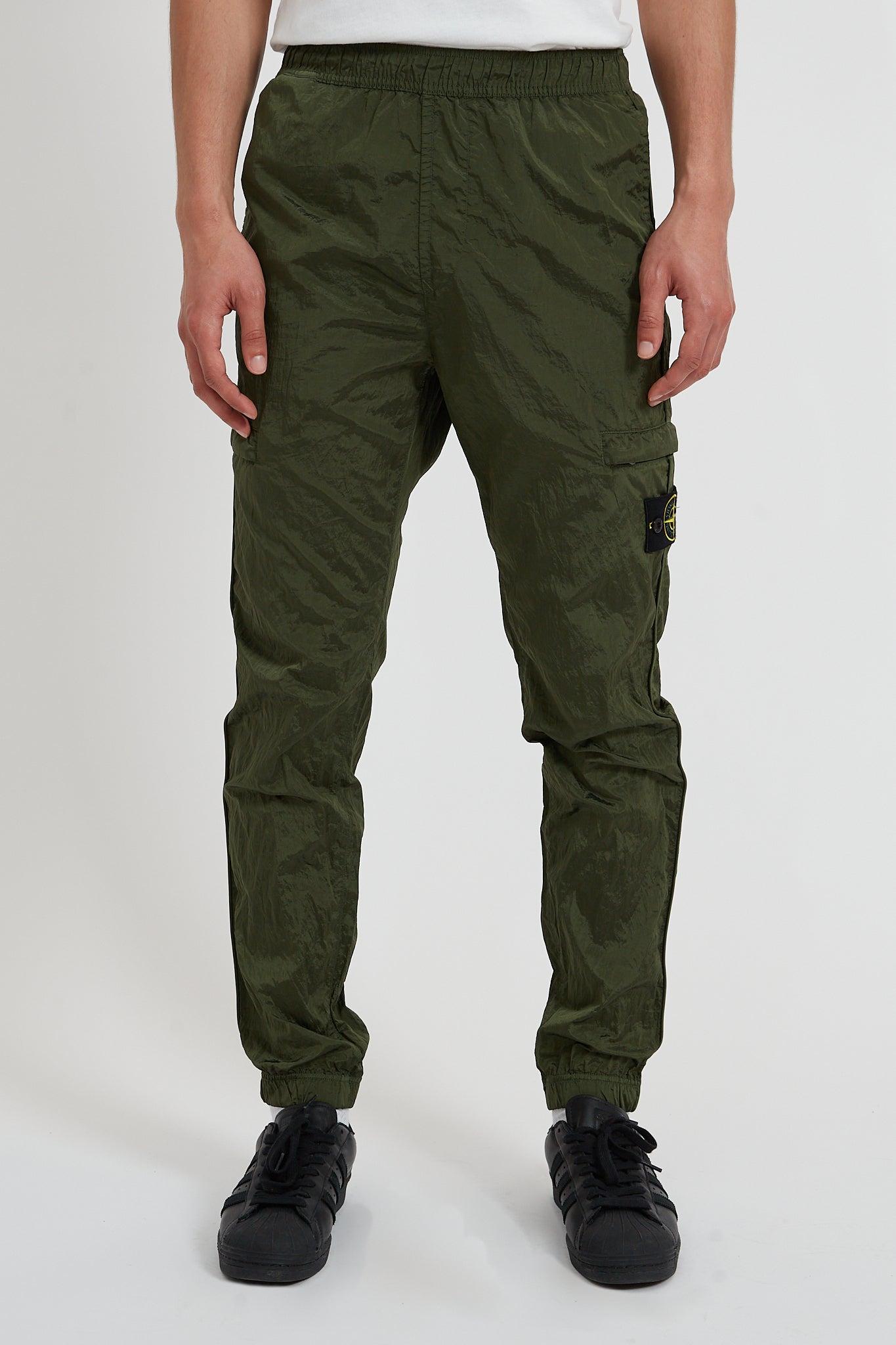 stone island olive cargo pants