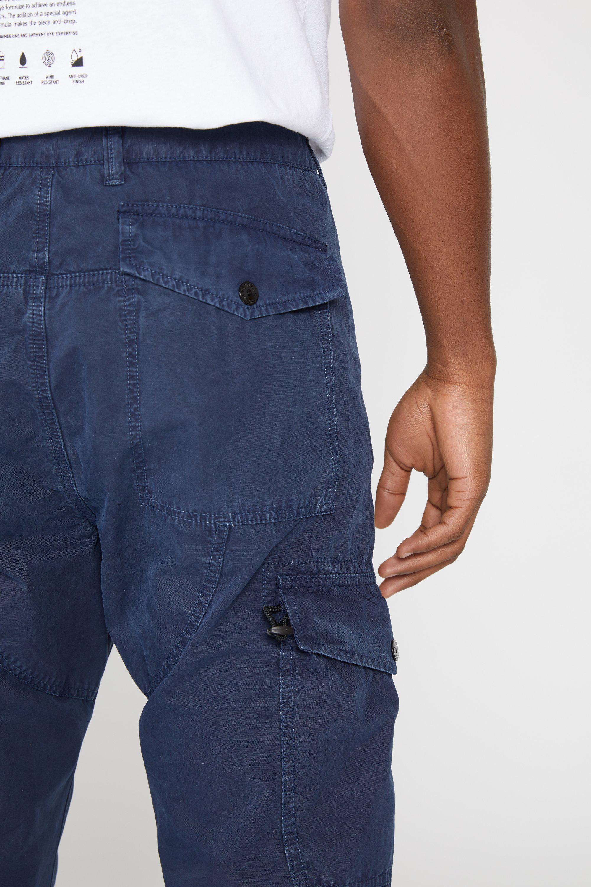 stone island cuffed cargo pants