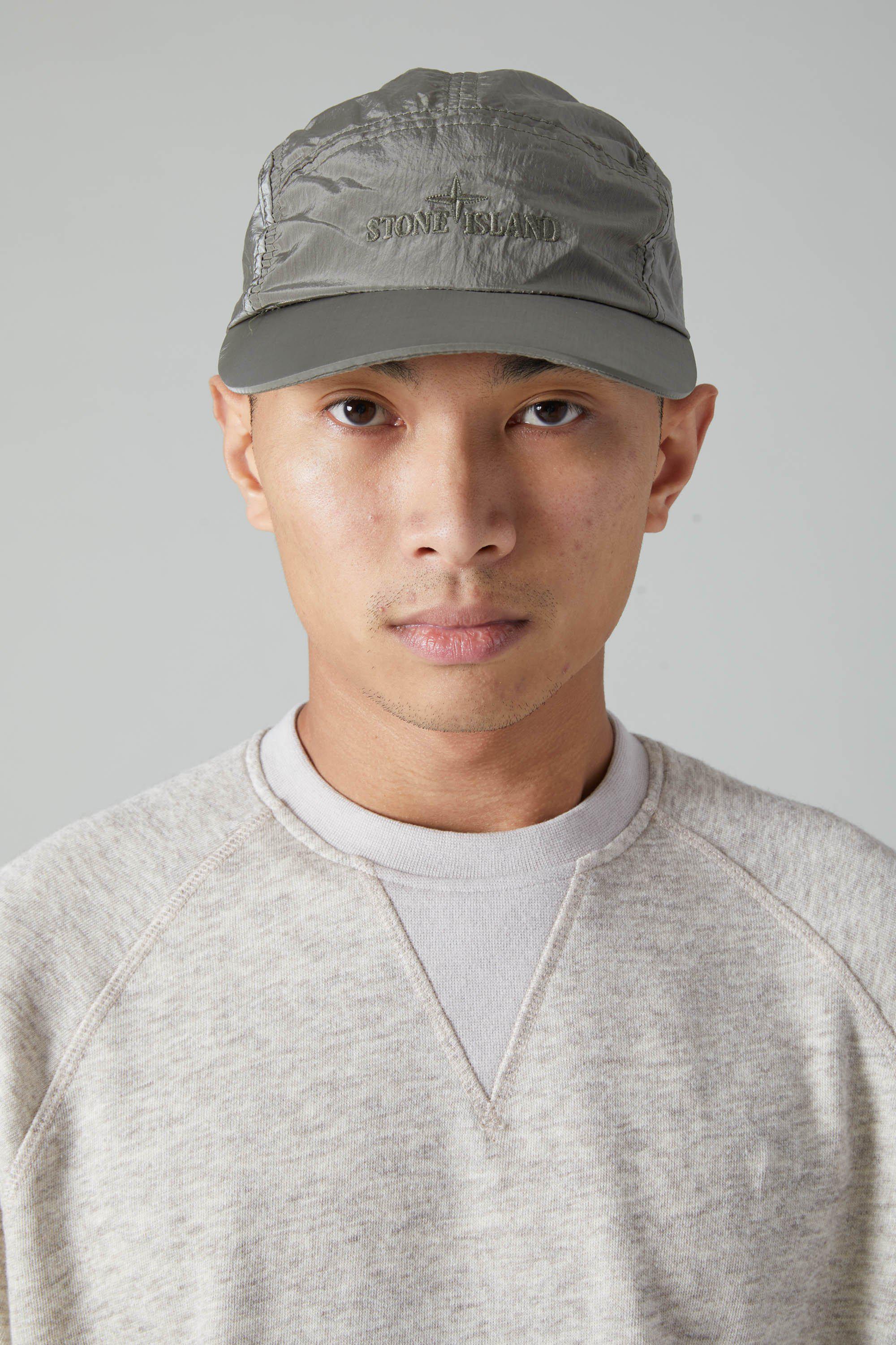 Stone Island Synthetic 99876 Nylon Metal Terry Lined Cap in Olive (Green)  for Men - Lyst