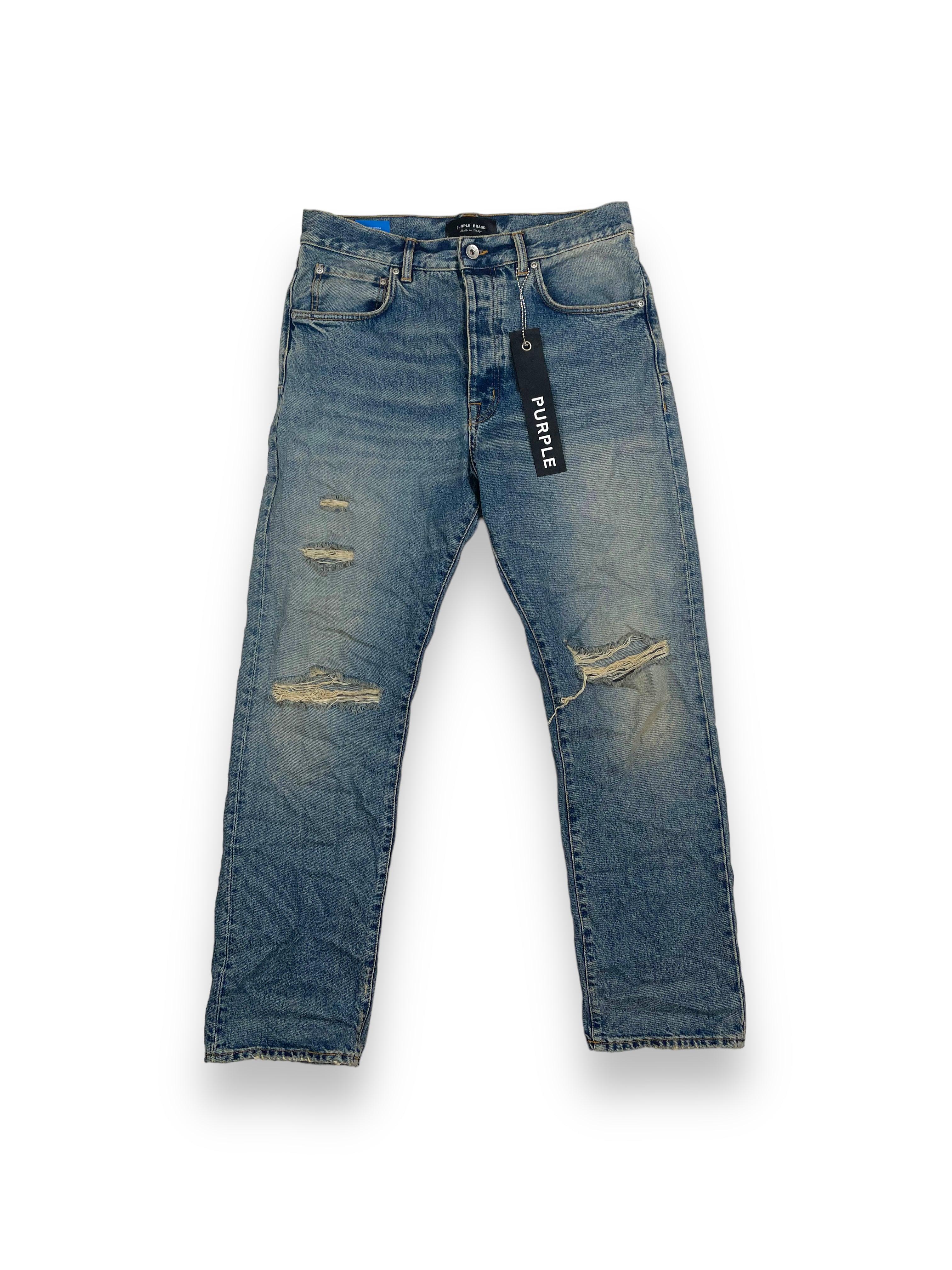Purple P011 Thrashed Jeans in Blue for Men | Lyst