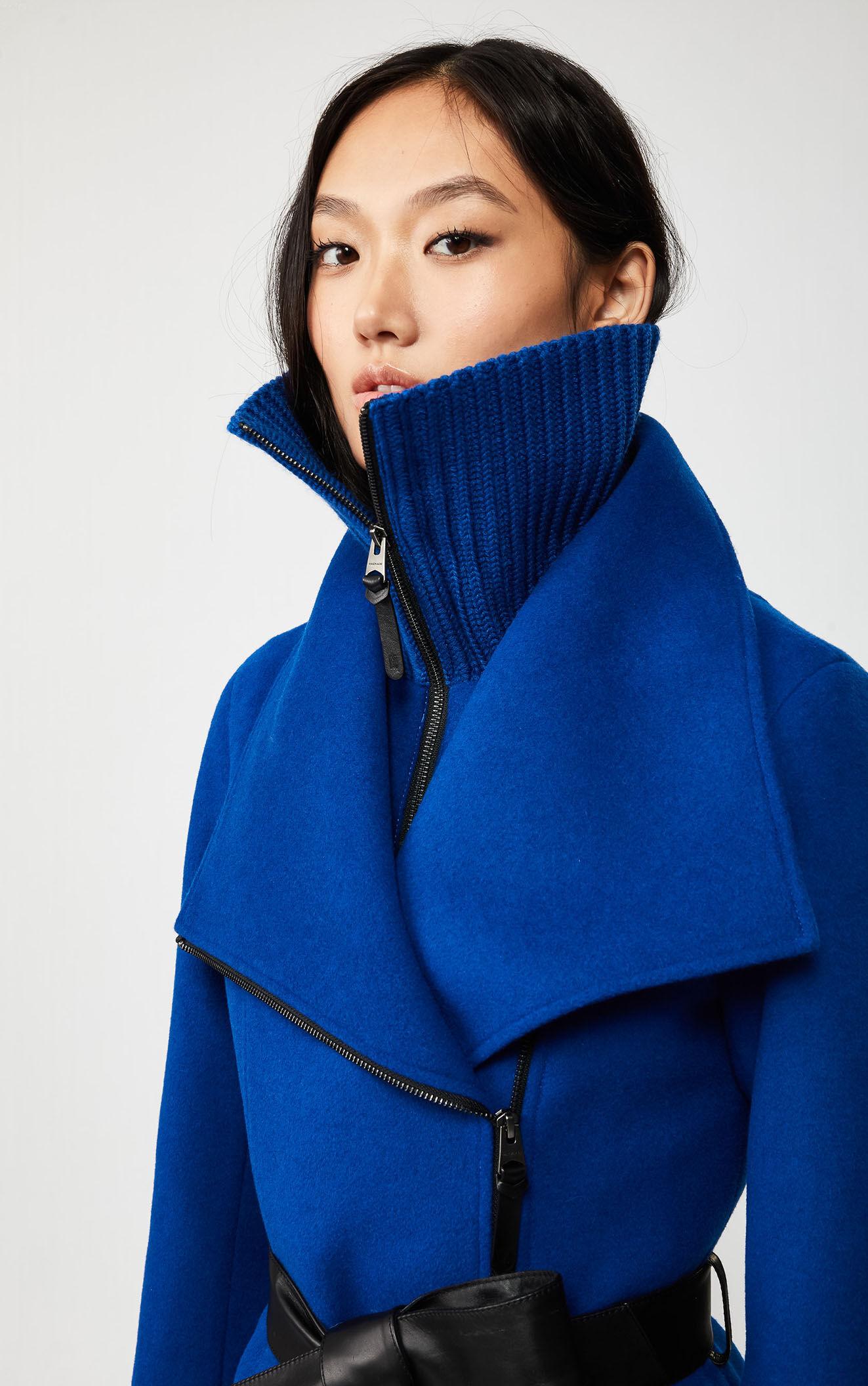 Mackage nori blue top