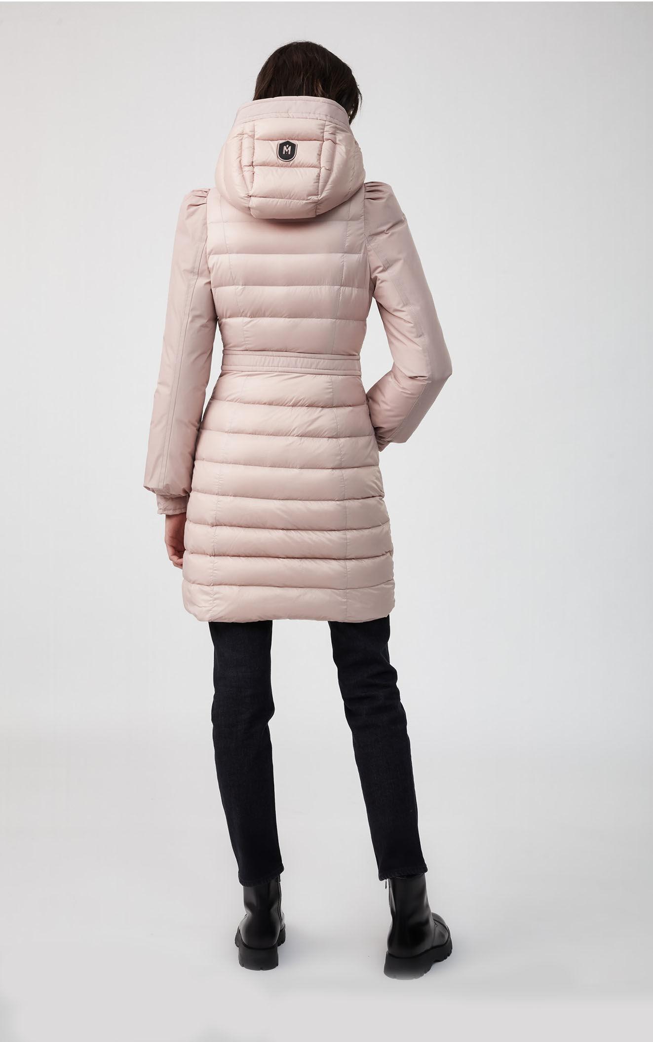 Mackage Synthetic Milani Lightweight Down Coat With Puffed Sleeves In