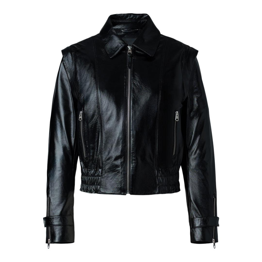 ★MACKAGE★Amoree 2-In-1 パネル レザー ジャケット Amoree, 2-in-1 panelled leather jacket | Mackage® US