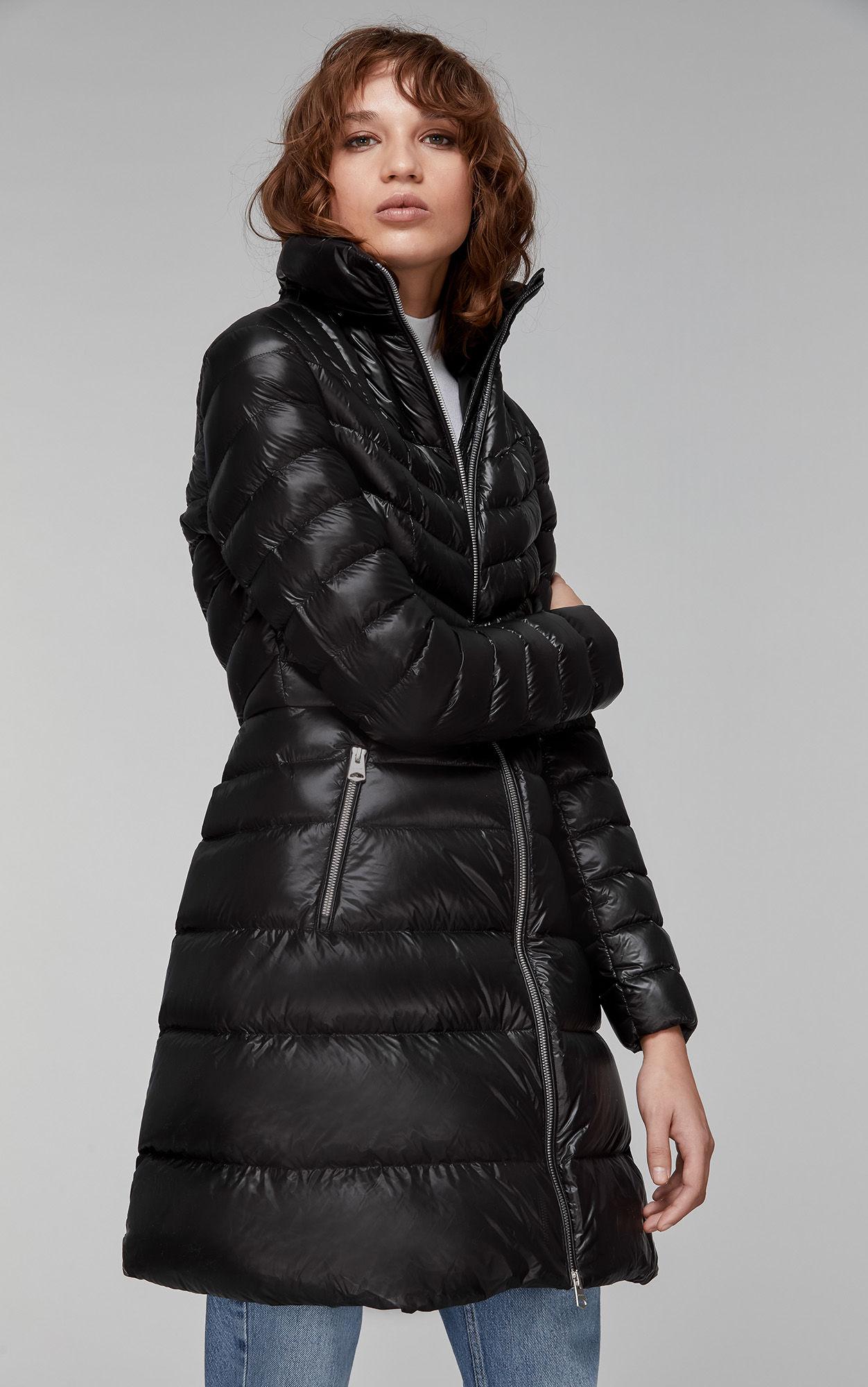 mackage lara hooded quilted down coat