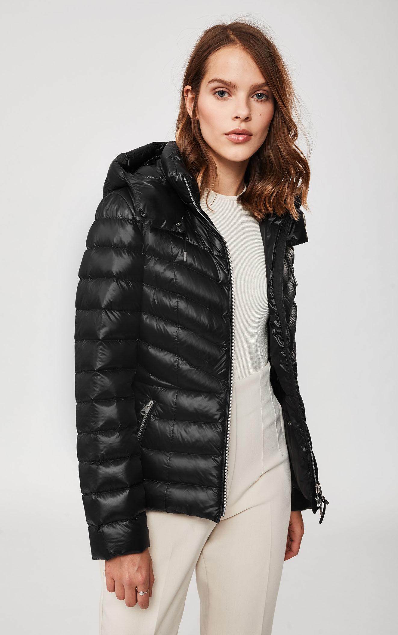 Mackage Synthetic Judie Lightweight Down Jacket With Removable Hood In ...