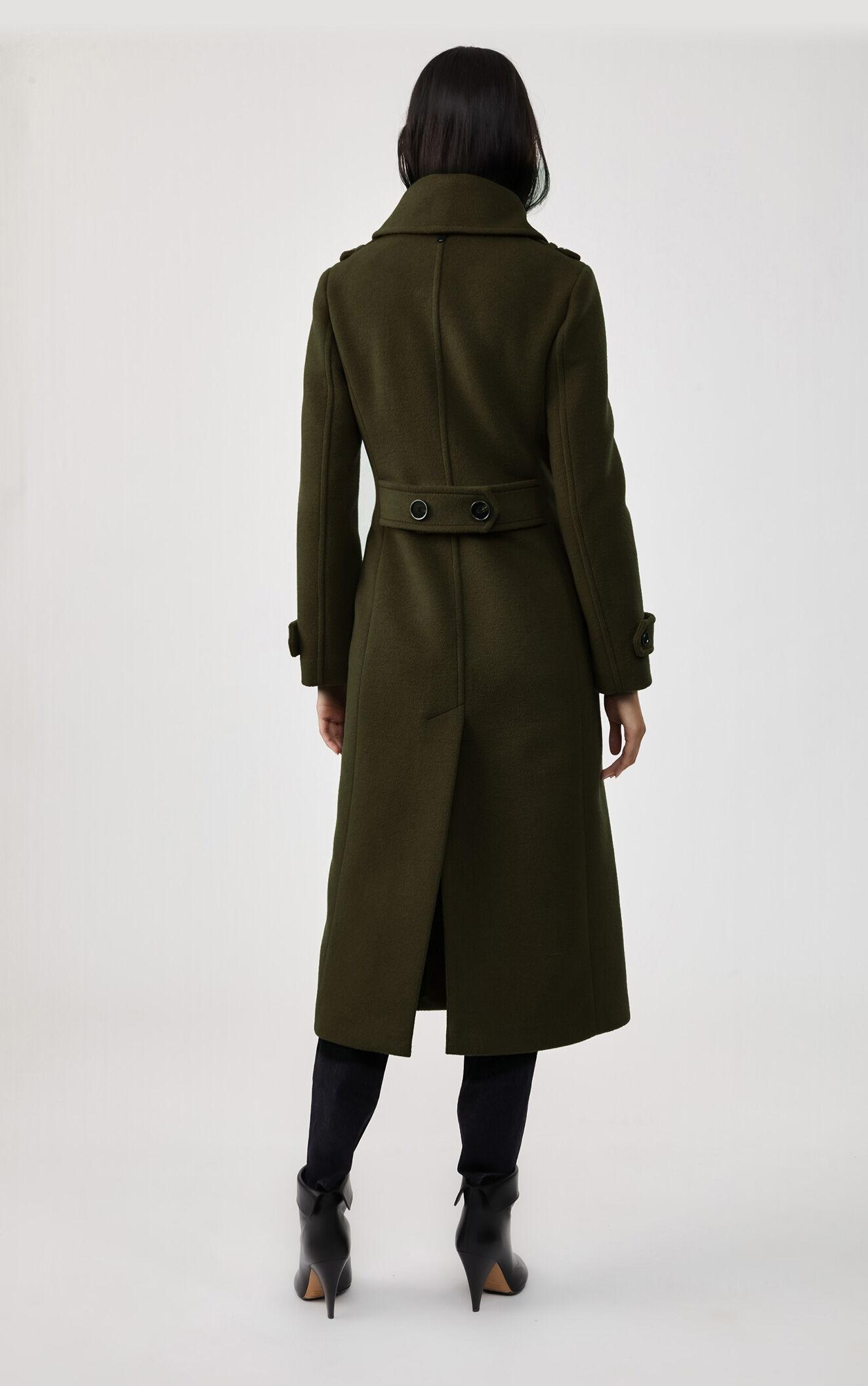 Mackage Elodie Wool Double-breasted Coat In Army - Women in Green | Lyst