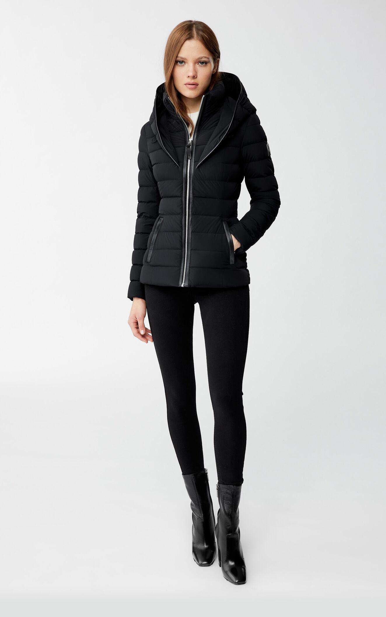 Mackage Synthetic Andrea Lightweight Down Jacket With Signature Collar