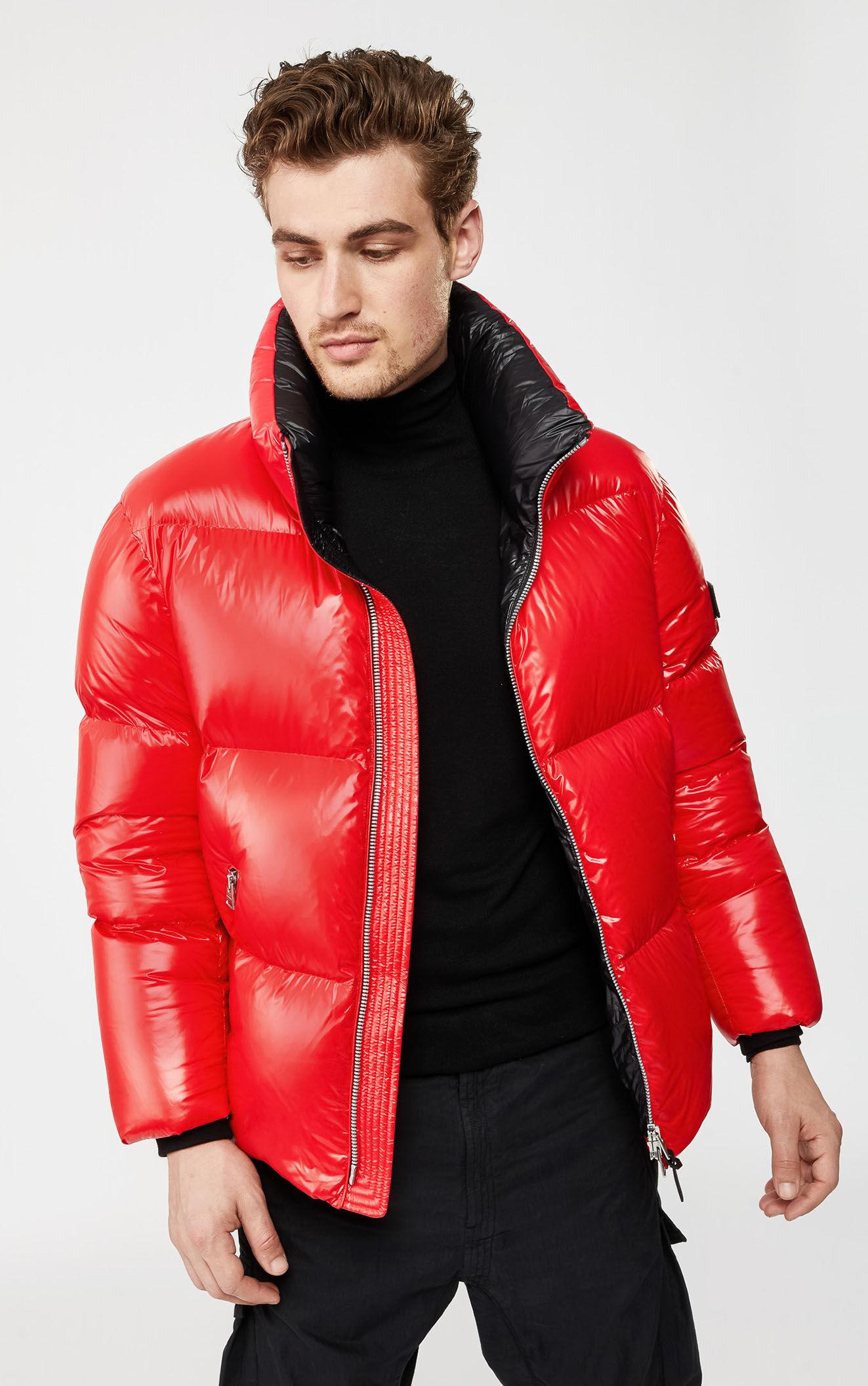 Mackage Synthetic Kent Down Puffer With Removable Hood In Red for Men ...