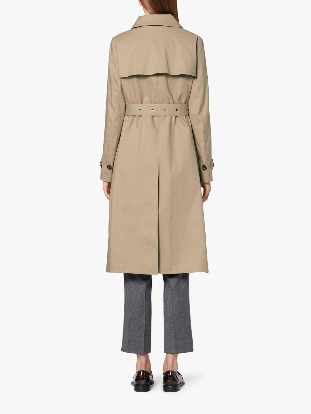 Mackintosh Roslin Fawn Raintec Cotton Single Breasted Trench Coat Lm 