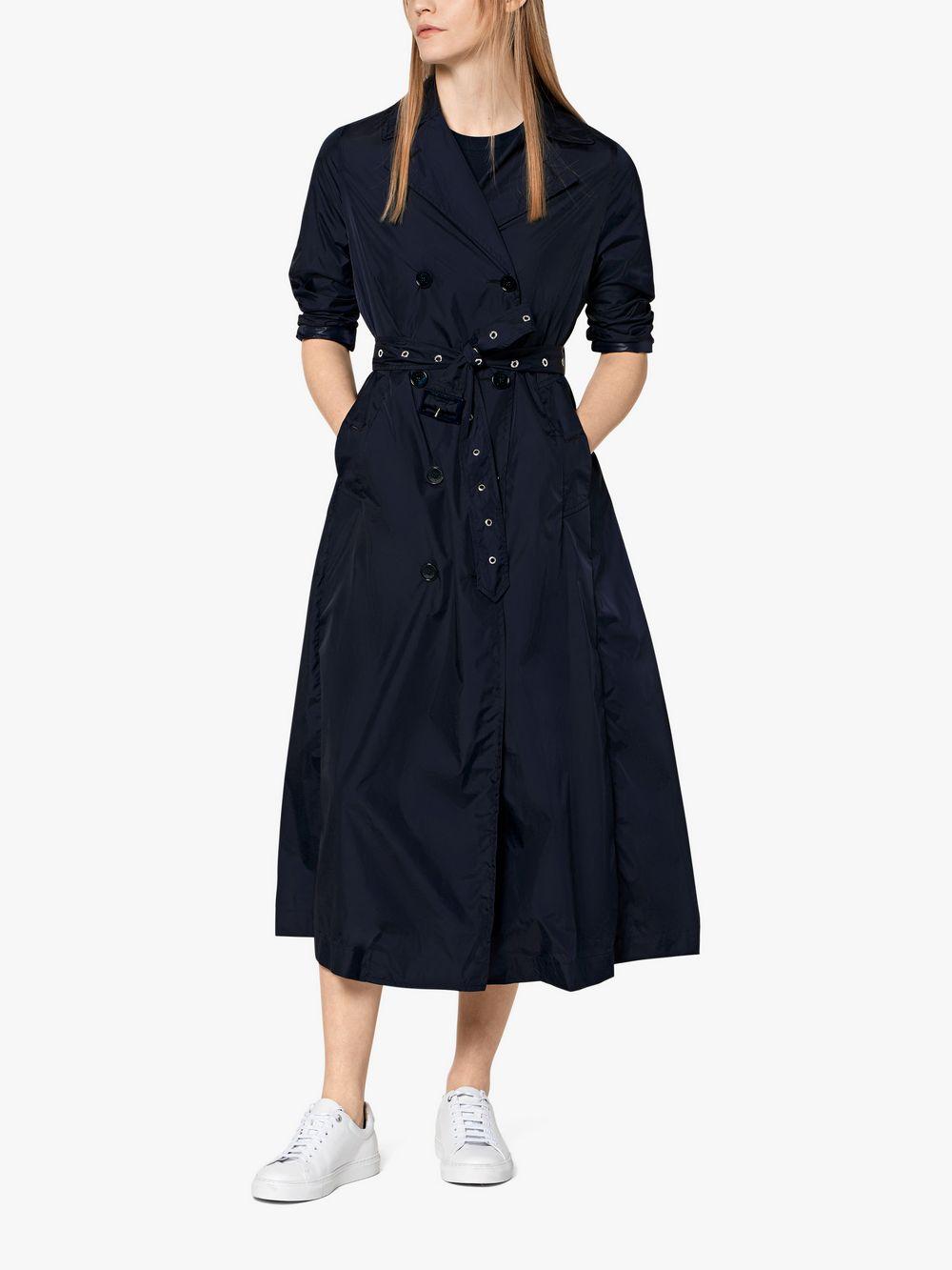 Mackintosh Synthetic Navy Nylon Long Trench Coat Lm-091b in Blue - Lyst